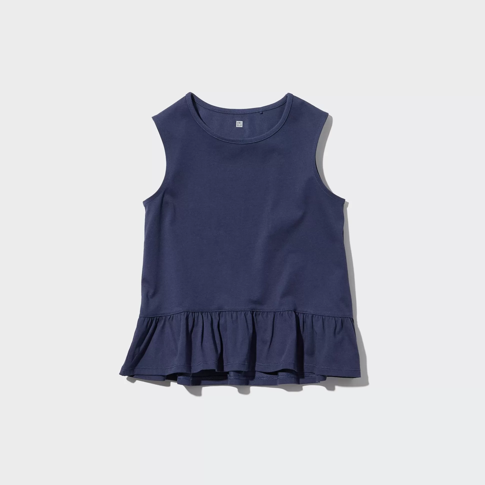 Kids UNIQLO T-Shirts<Airism Cotton Frill Sleeveless T-Shirt