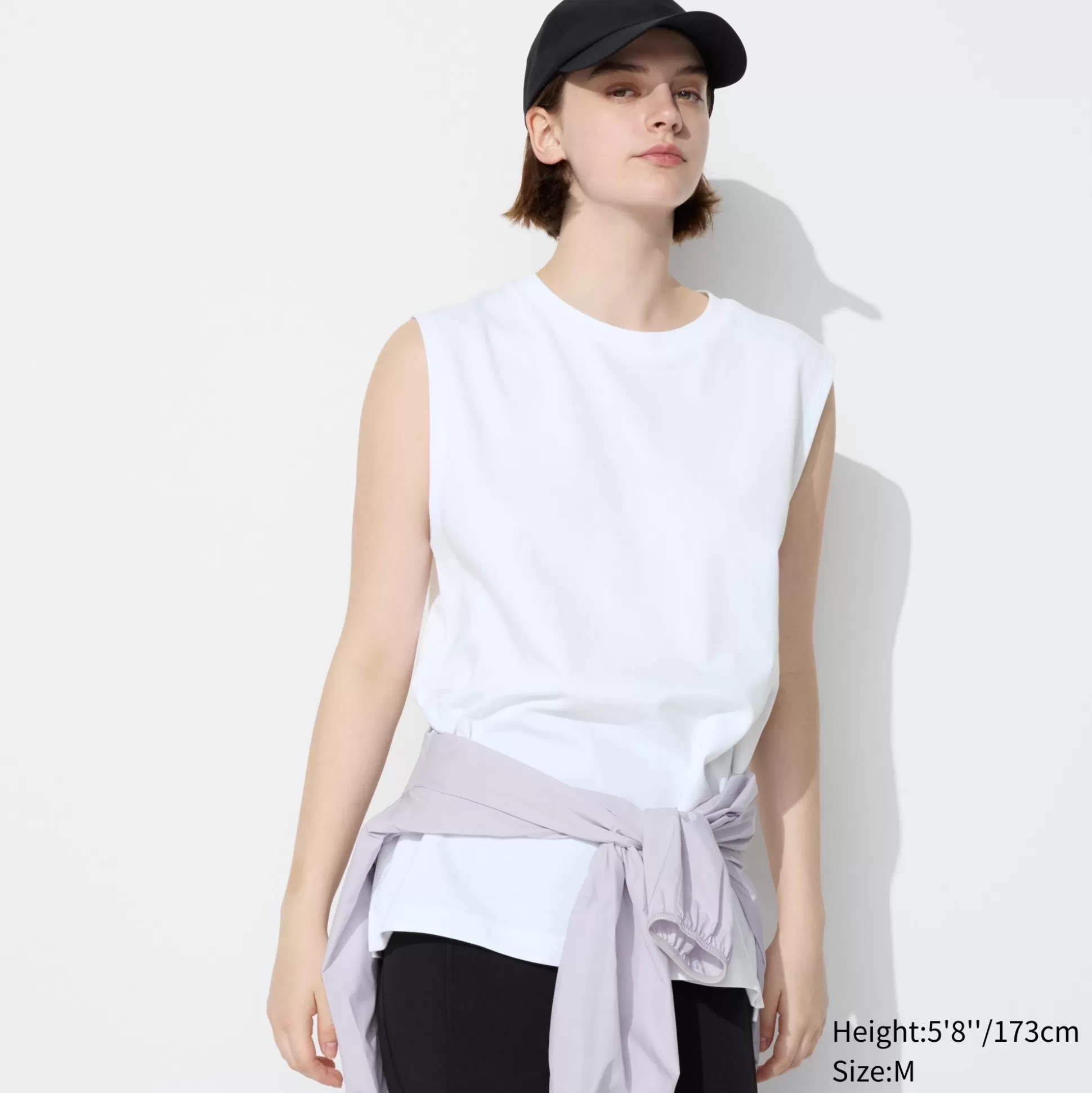 Women UNIQLO Sleeveless & Tank Top<Airism Cotton Sleeveless T-Shirt