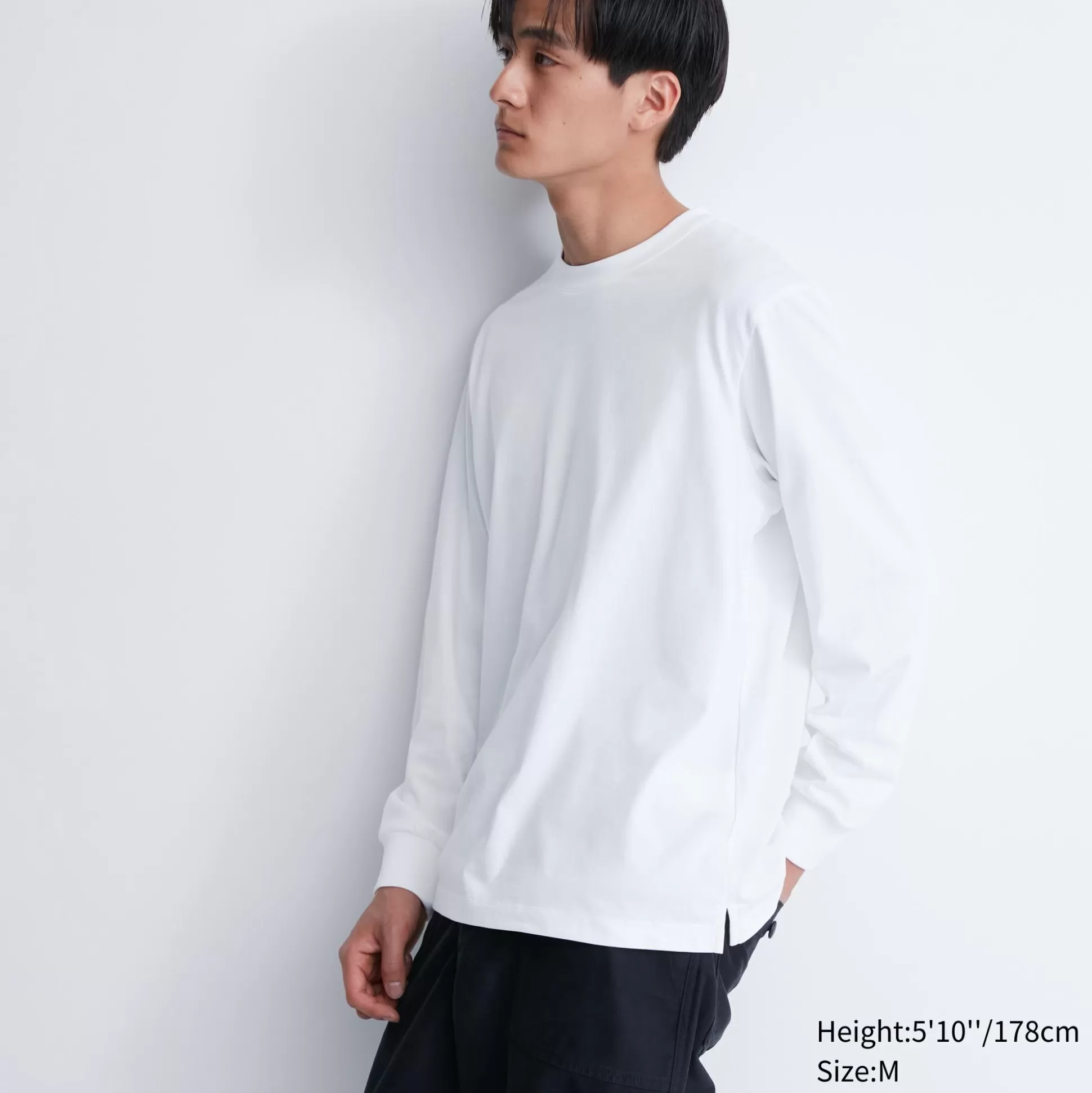 Men UNIQLO T-Shirts<Airism Cotton Uv Protection Crew Neck T-Shirt