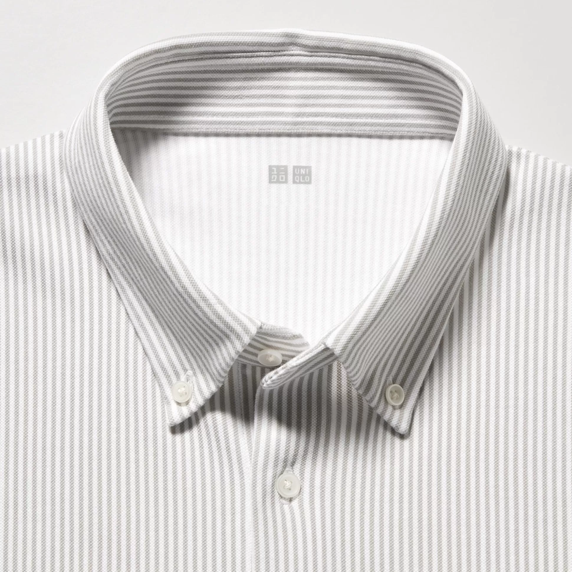 Men UNIQLO Casual Shirts<Airism Pique Short-Sleeve Striped Polo Shirt