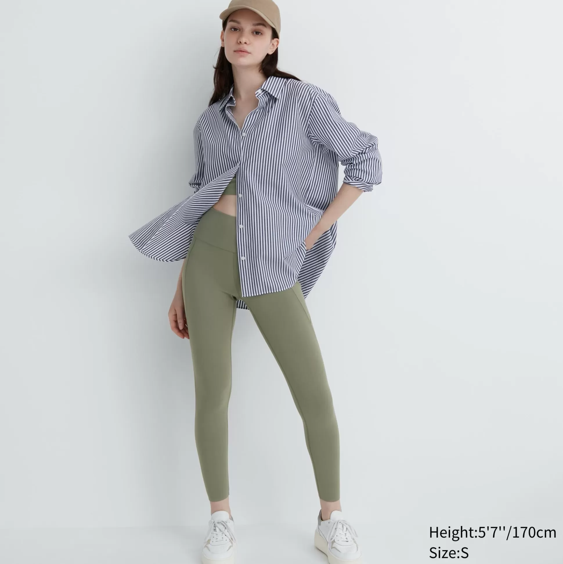 Women UNIQLO Pants<Airism Uv Protection Pocketed Soft Leggings