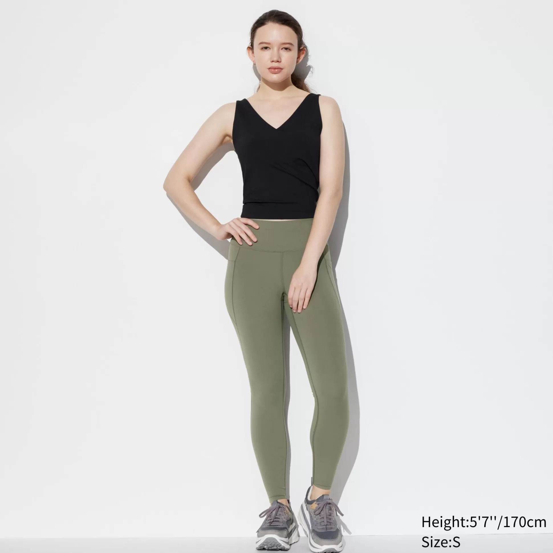 Women UNIQLO Pants<Airism Uv Protection Pocketed Soft Leggings