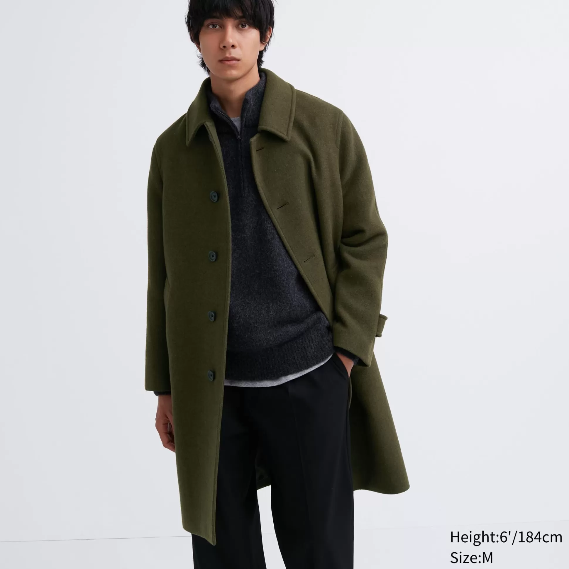 Men UNIQLO Coats<Balmacaan Coat