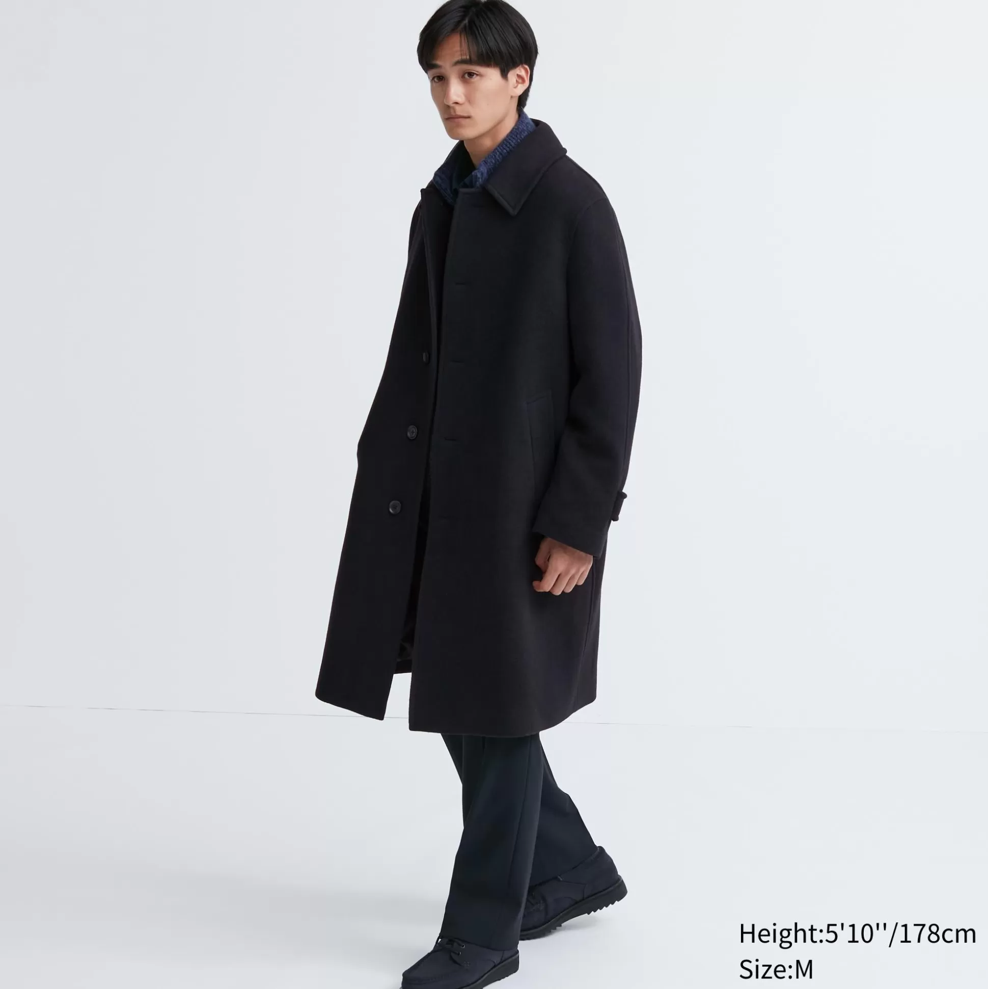 Men UNIQLO Coats<Balmacaan Coat