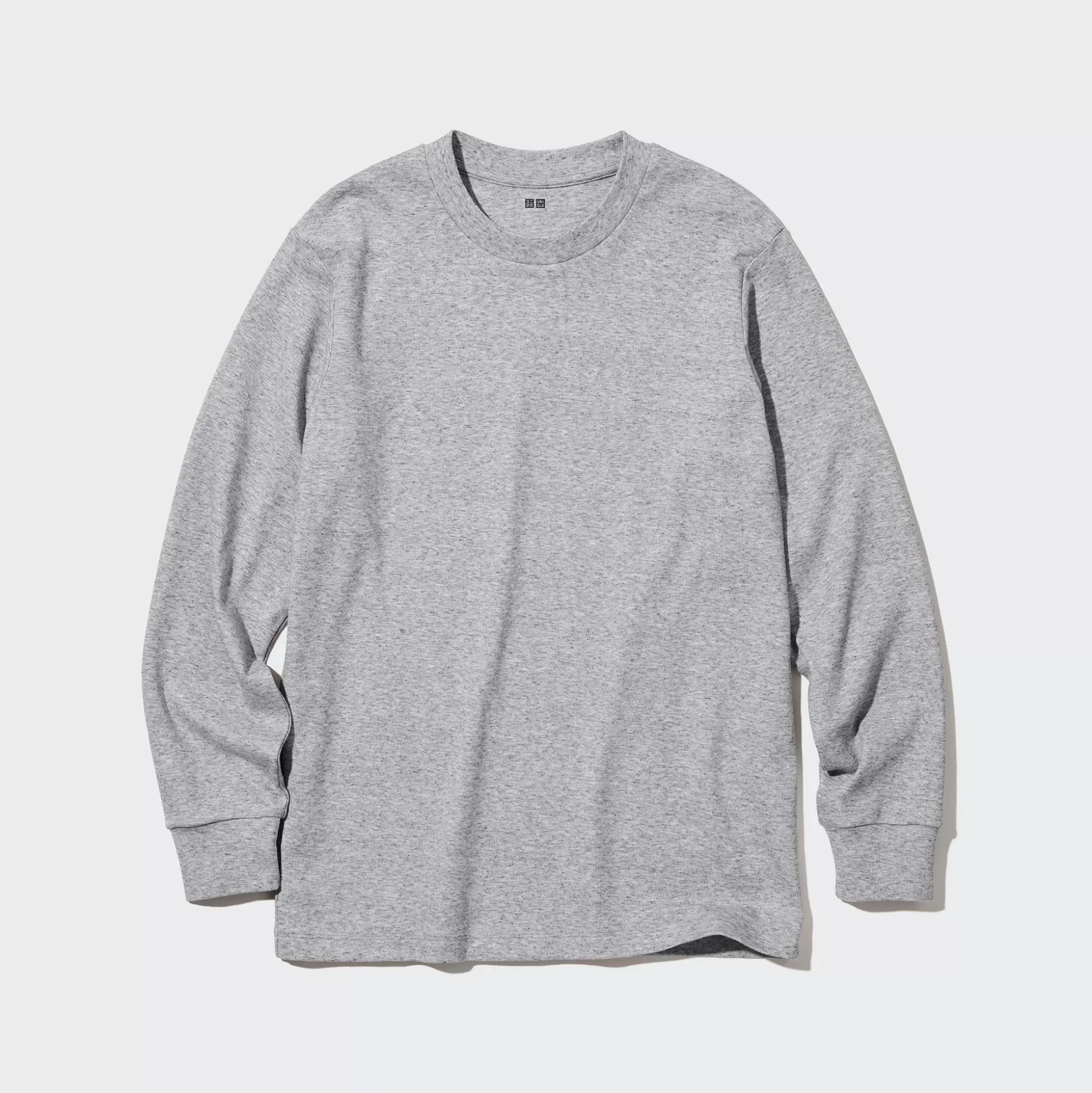 Men UNIQLO T-Shirts<Brushed Cotton Crew Neck Long-Sleeve T-Shirt