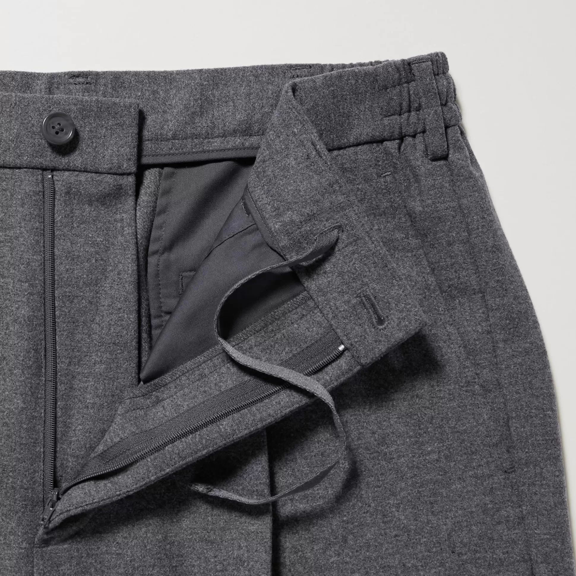 Men UNIQLO Pants<Brushed Twill Pleated Wide Pants