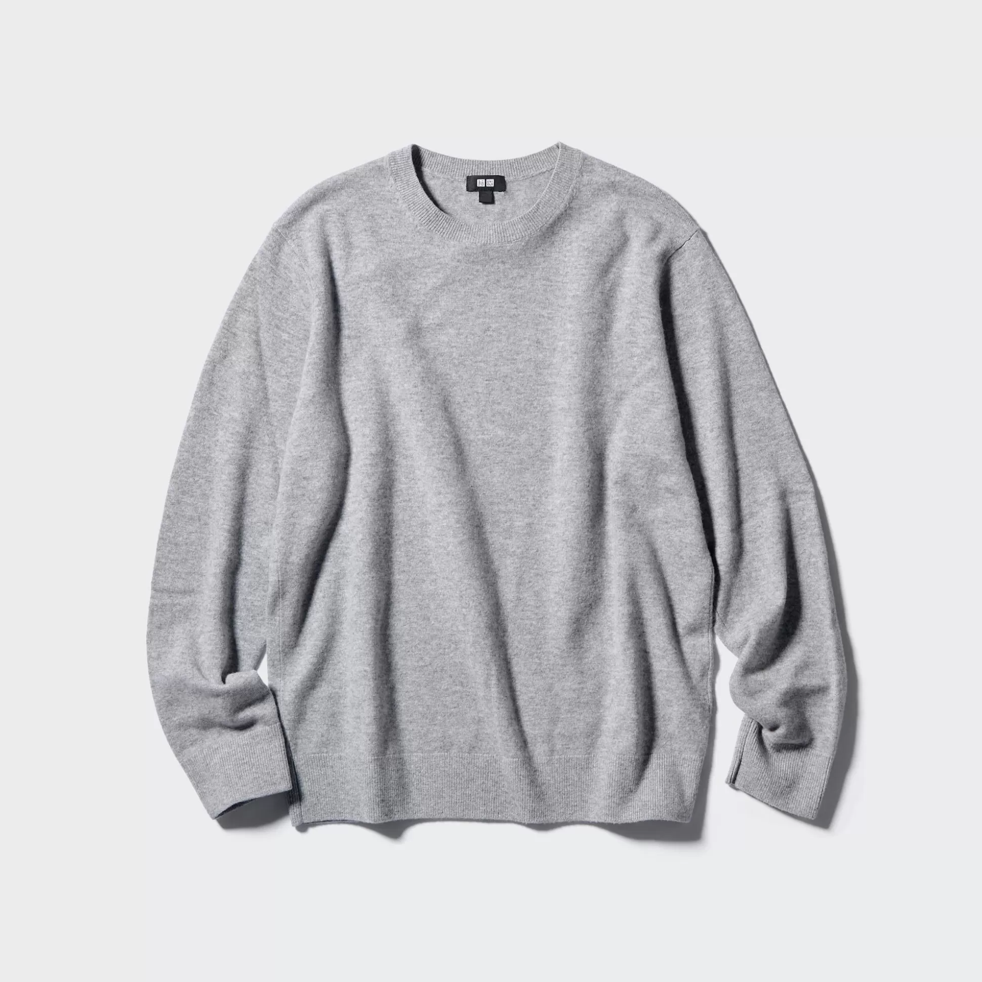 Women UNIQLO Sweaters<Cashmere Crew Neck Long-Sleeve Sweater