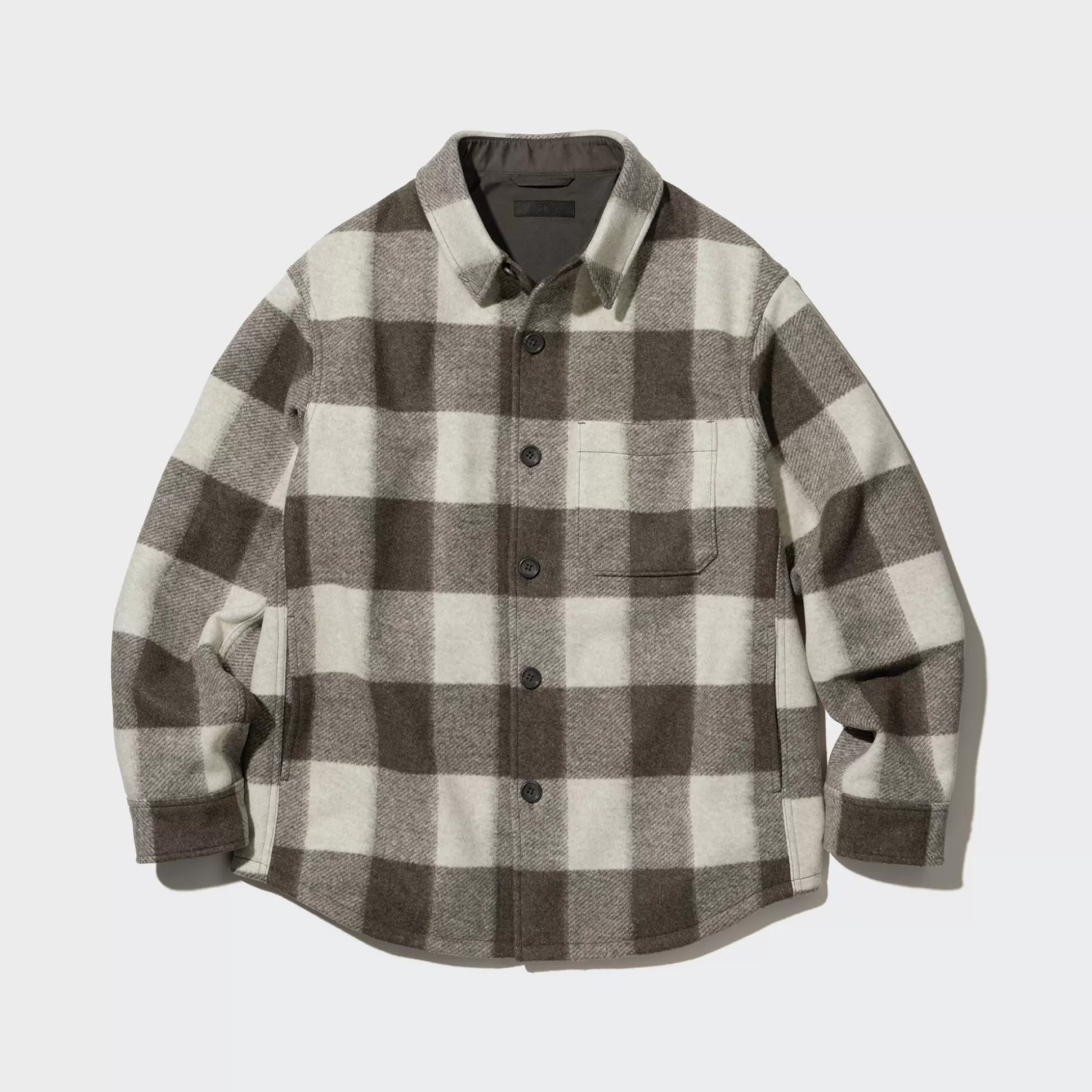 Men UNIQLO Jackets & Parkas<Checked Overshirt Jacket