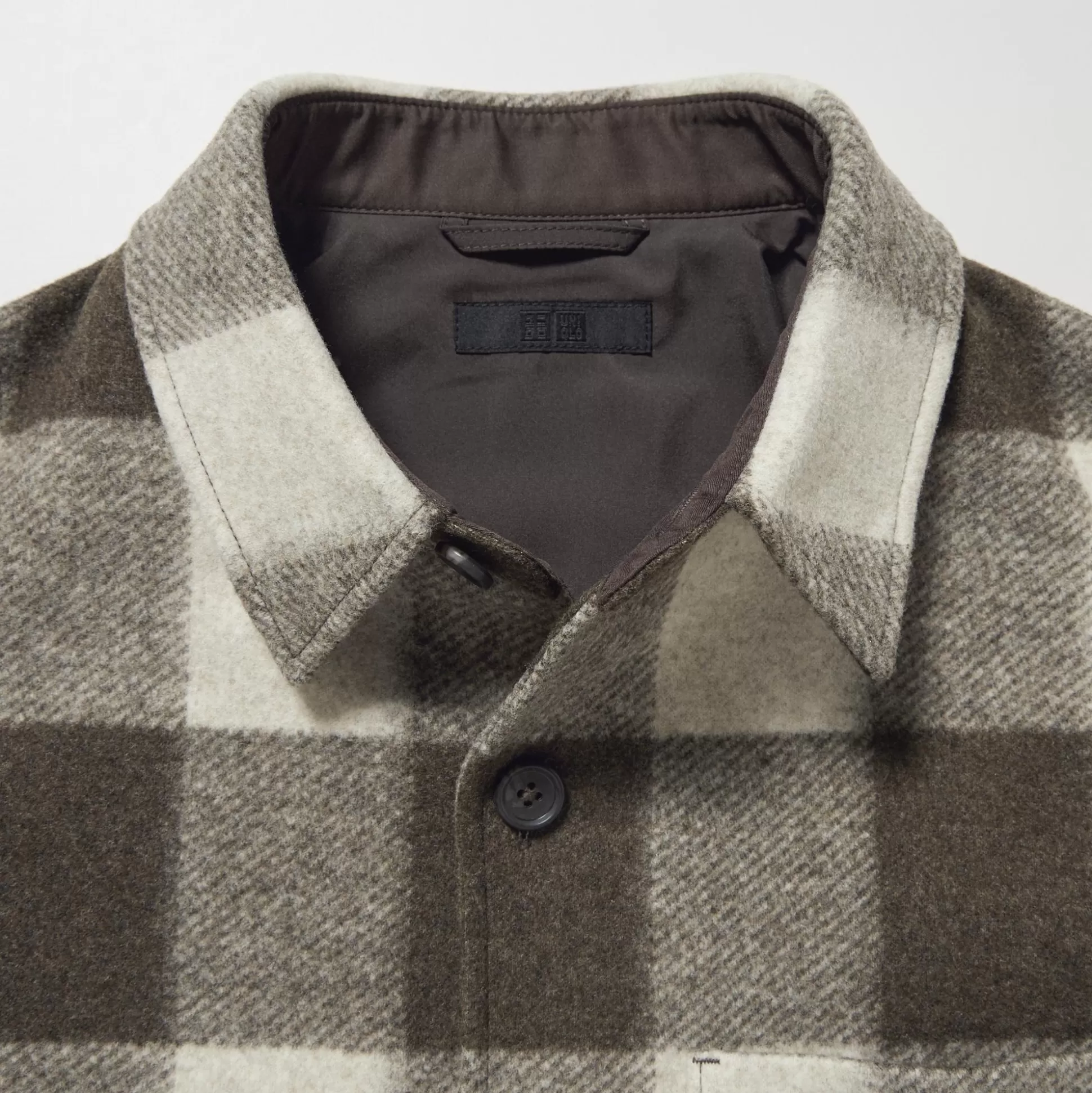 Men UNIQLO Jackets & Parkas<Checked Overshirt Jacket