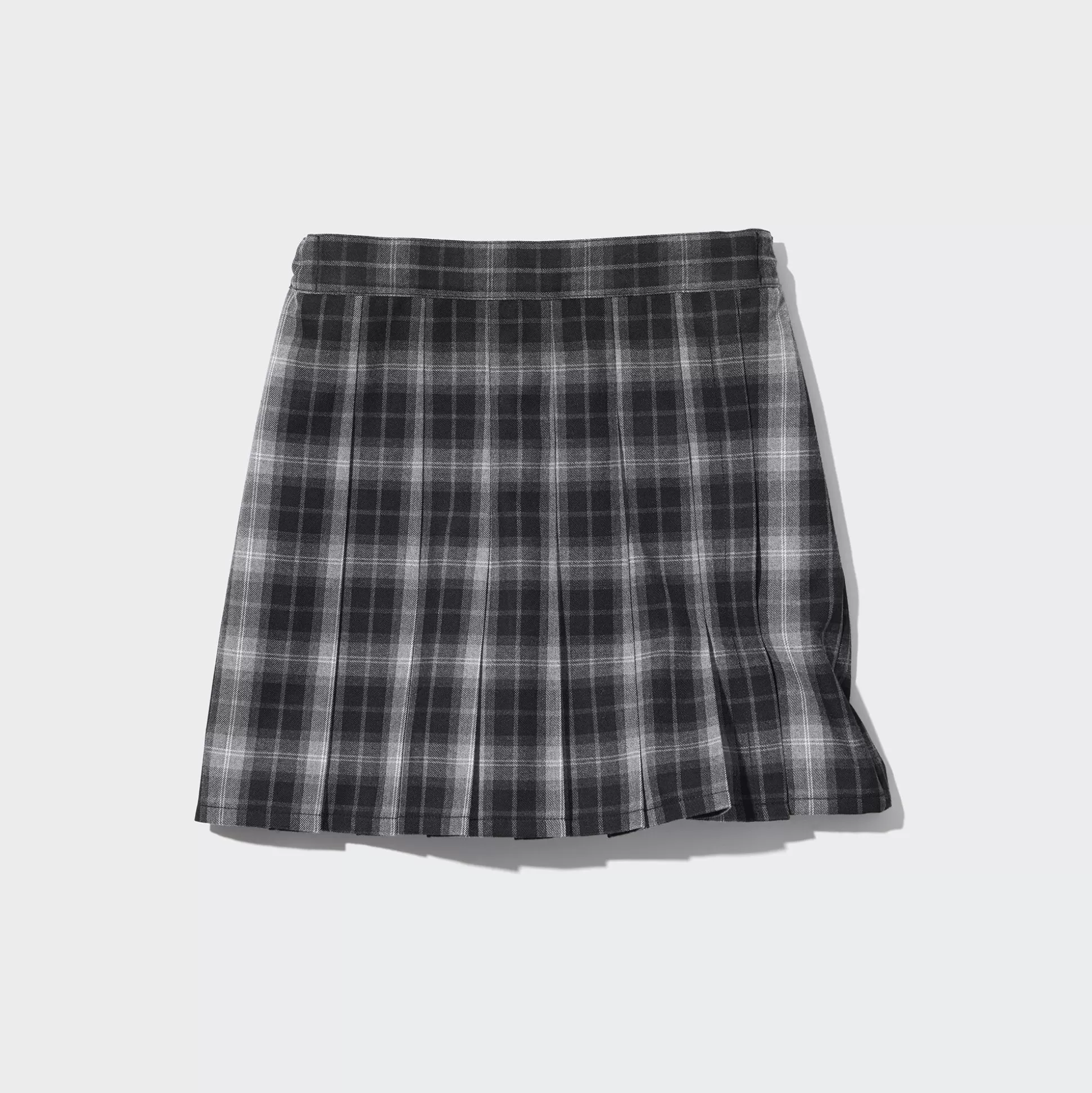 Kids UNIQLO Shorts<Checked Pleated Mini Skort