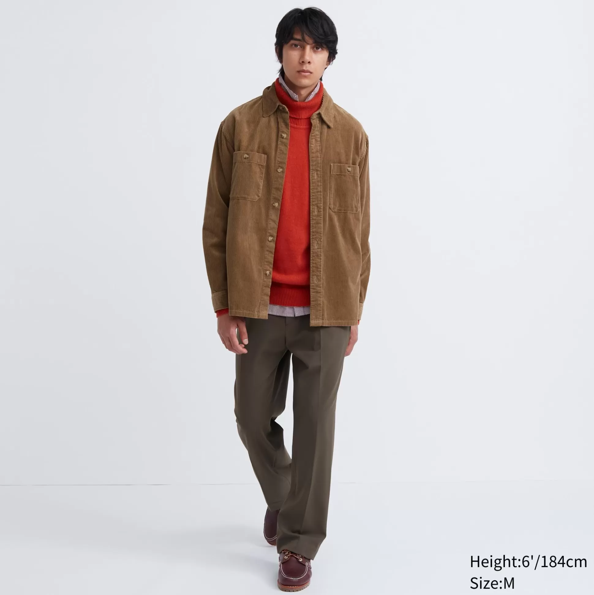 Men UNIQLO Casual Shirts<Corduroy Work Long-Sleeve Shirt