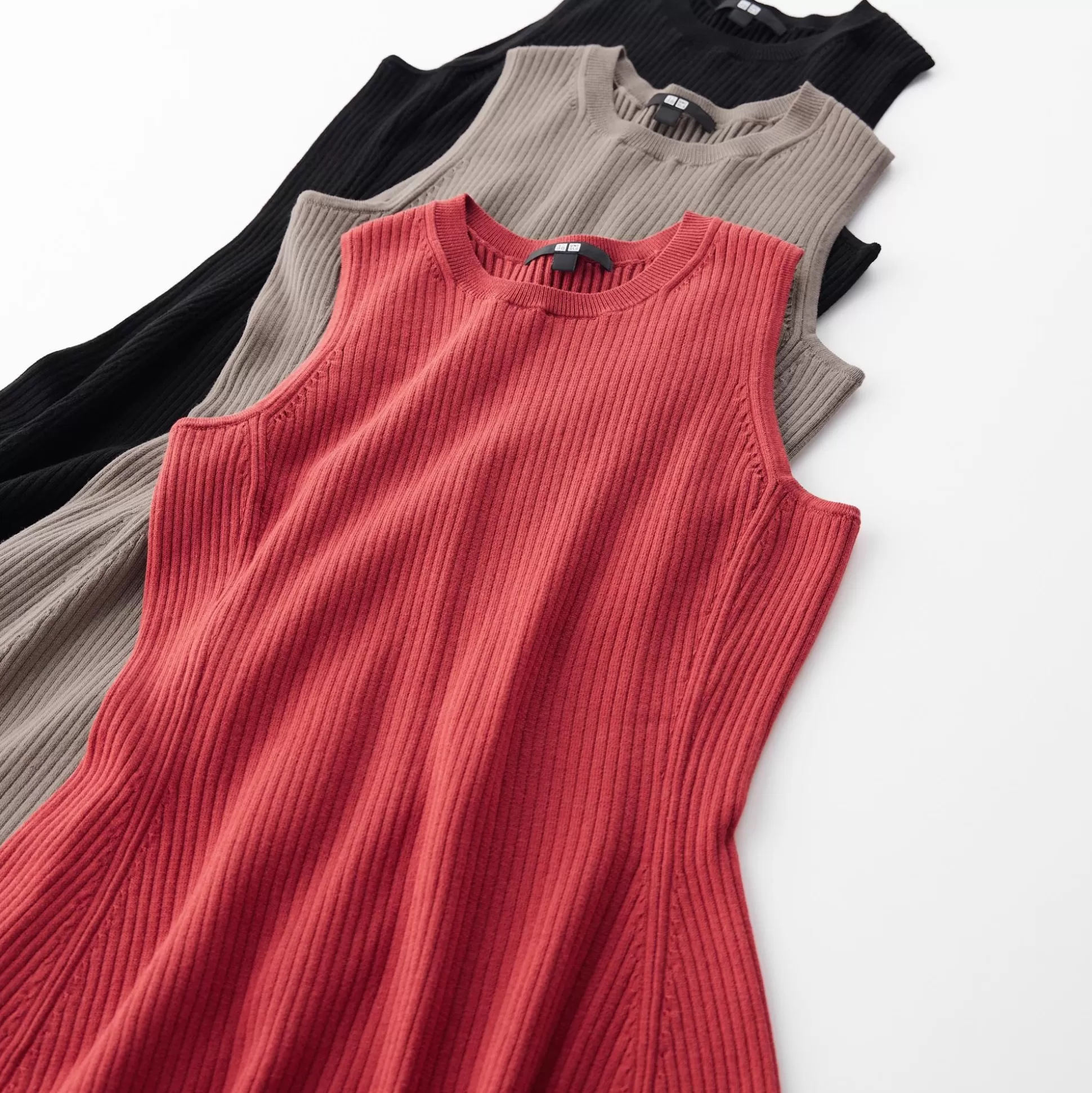 Women UNIQLO Dresses<Cotton Knit Sleeveless Dress