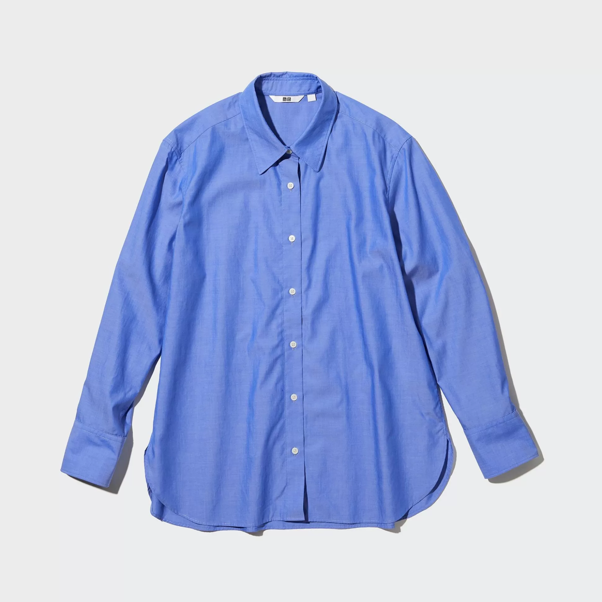 Women UNIQLO Shirts & Blouses<Cotton Long-Sleeve Shirt