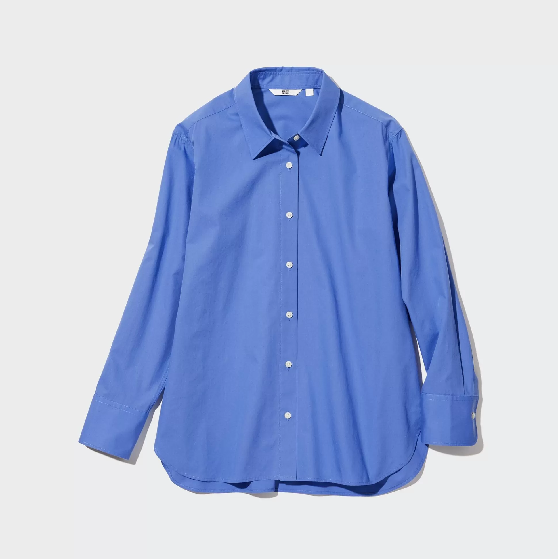 Women UNIQLO Shirts & Blouses<Cotton Long-Sleeve Shirt