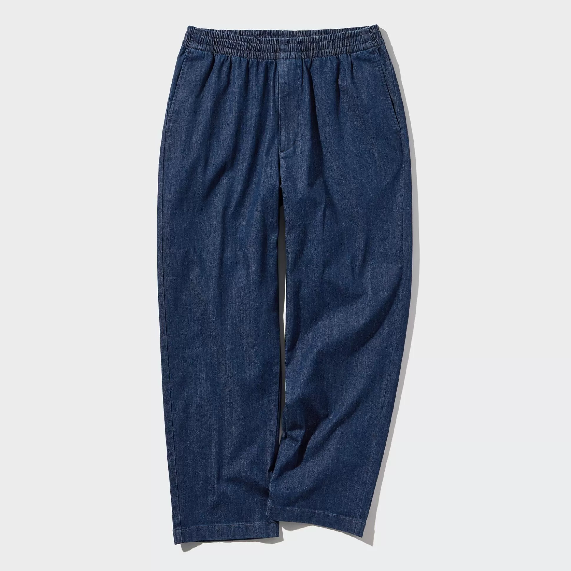 Men UNIQLO Pants<Cotton Relaxed Ankle Pants (Denim)