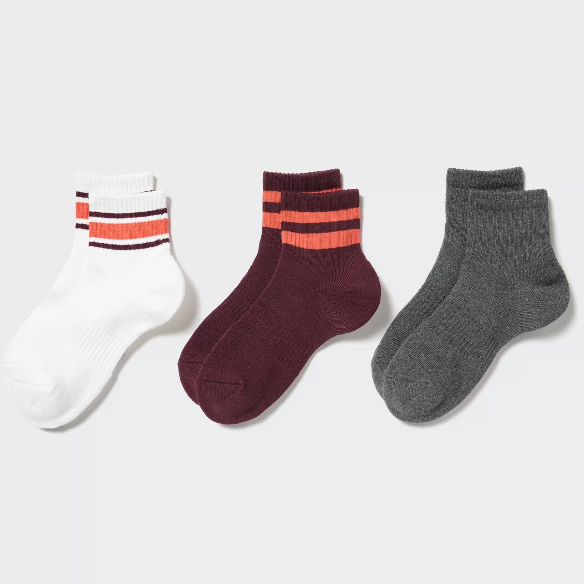 Women UNIQLO Socks<Crew Pile Lined Socks (3 Pairs)