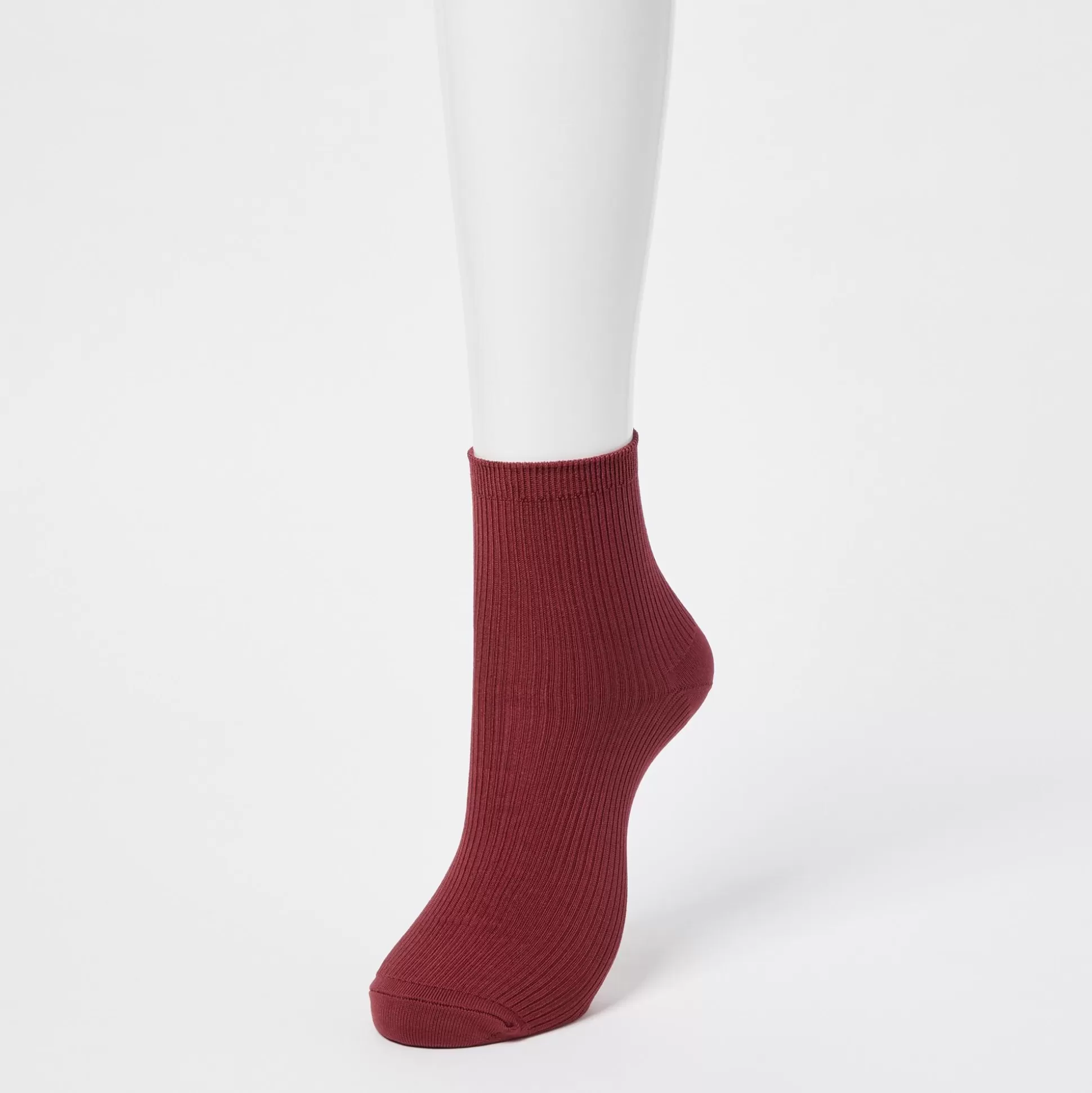 Women UNIQLO Socks<Crew Ribbed Socks (3 Pairs)