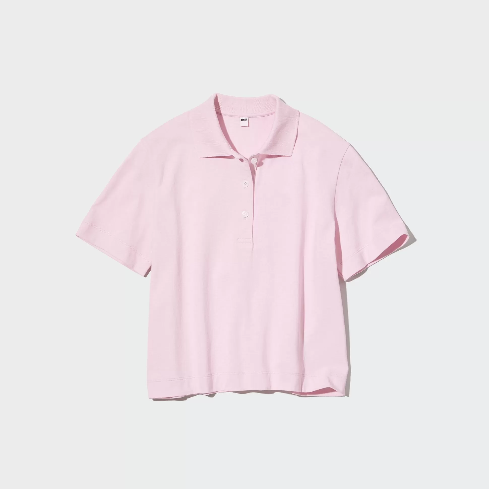 Women UNIQLO Cropped Tops<Cropped Relaxed Short-Sleeve Polo Shirt