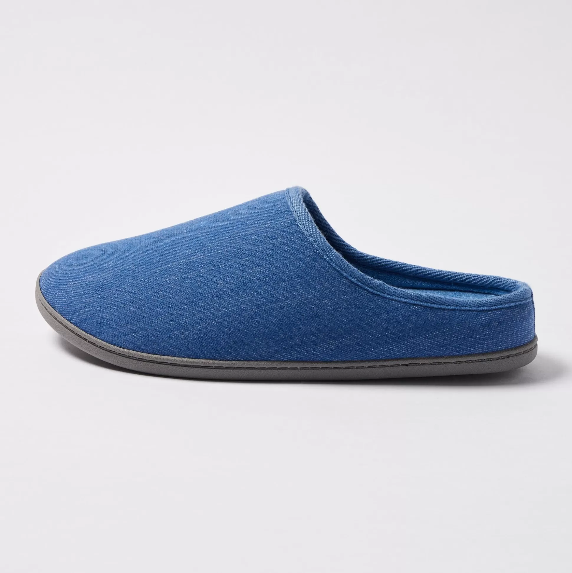 Women UNIQLO Slippers<Denim Like Room Shoes (Rubber Sole)