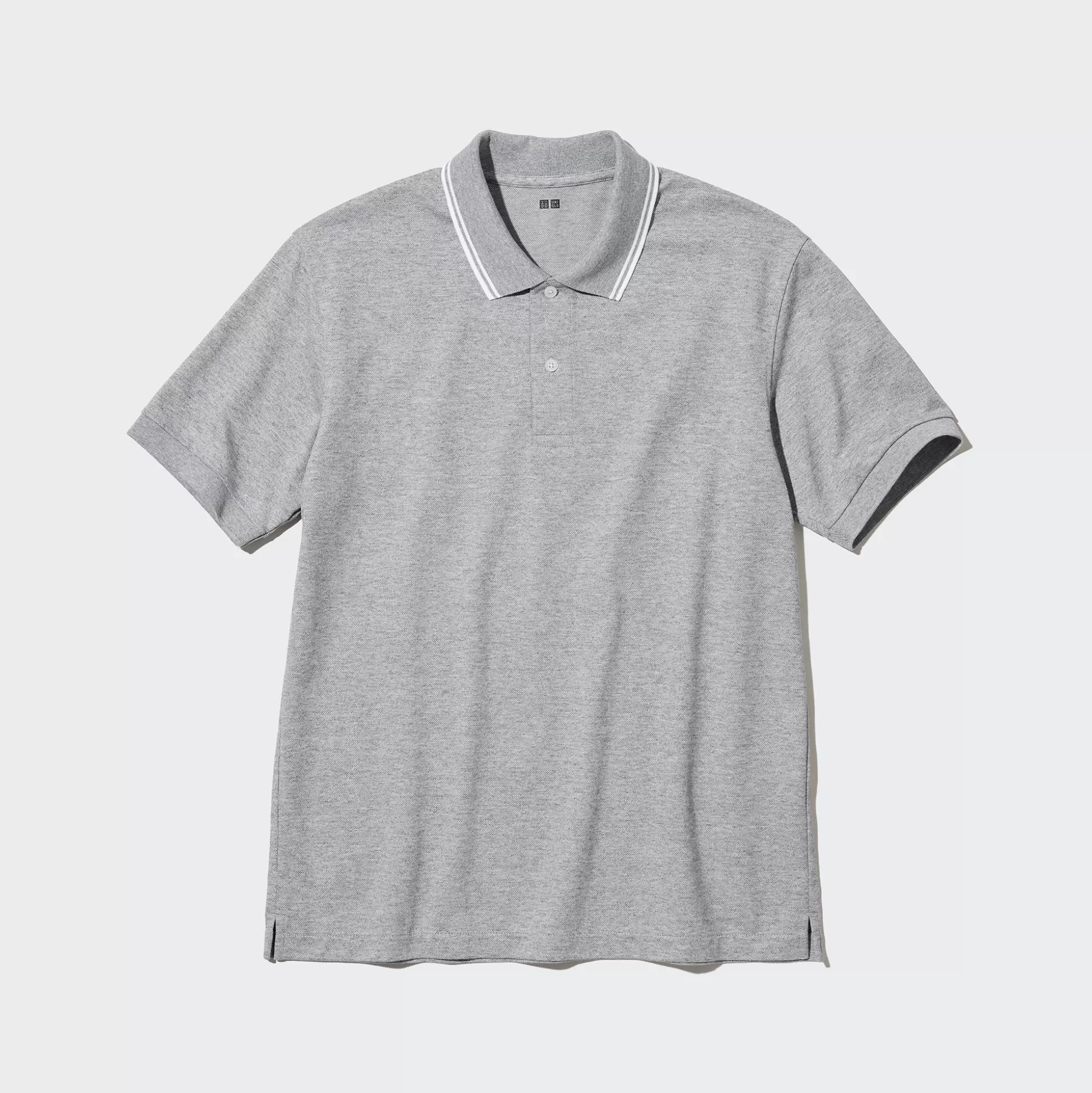 Women UNIQLO Shirts & Blouses<Dry Pique Short-Sleeve Polo Shirt (Striped Collar)