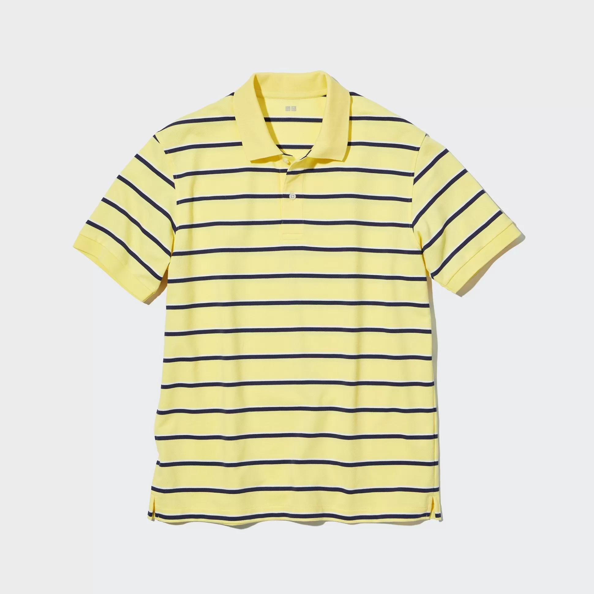 Women UNIQLO Shirts & Blouses<Dry Pique Striped Short-Sleeve Polo Shirt