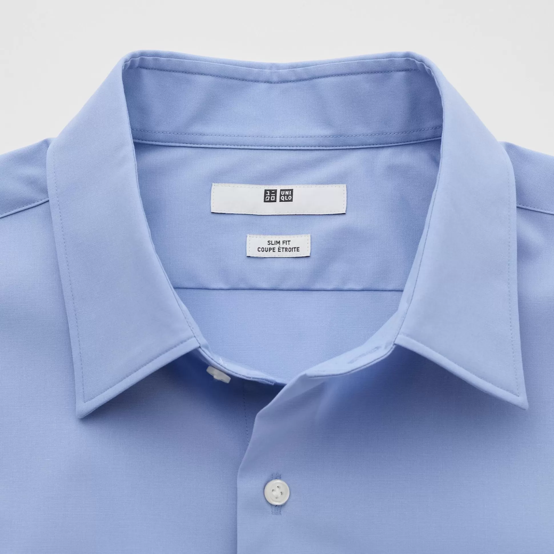 Men UNIQLO Dress Shirts<Easy Care Stretch Slim Fit Long-Sleeve Shirt