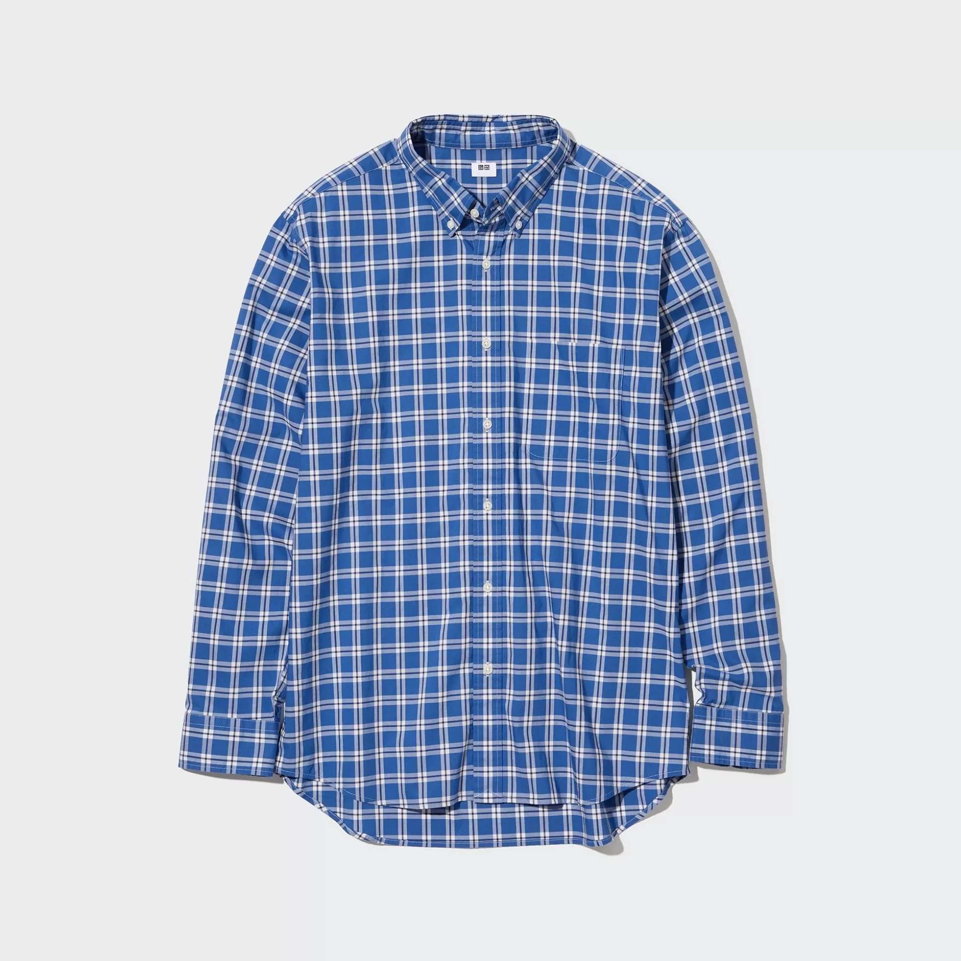 Men UNIQLO Casual Shirts<Extra Fine Cotton Broadcloth Long-Sleeve Shirt