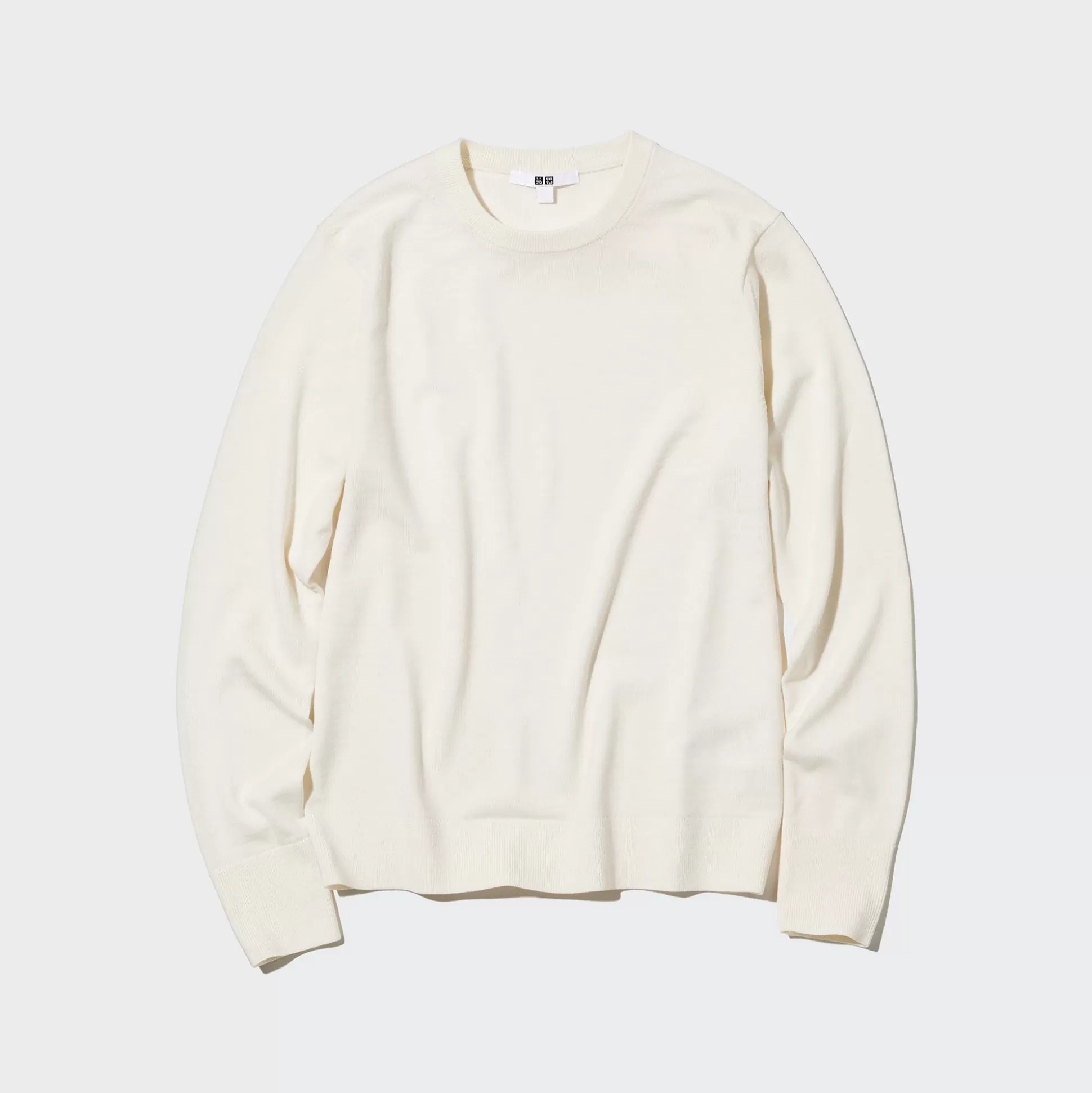 Women UNIQLO Sweaters<Extra Fine Merino Crew Neck Long-Sleeve Sweater