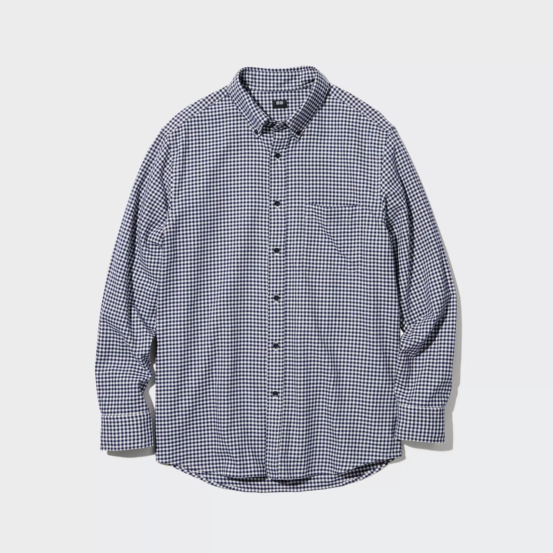 Men UNIQLO Casual Shirts<Flannel Checked Long-Sleeve Shirt