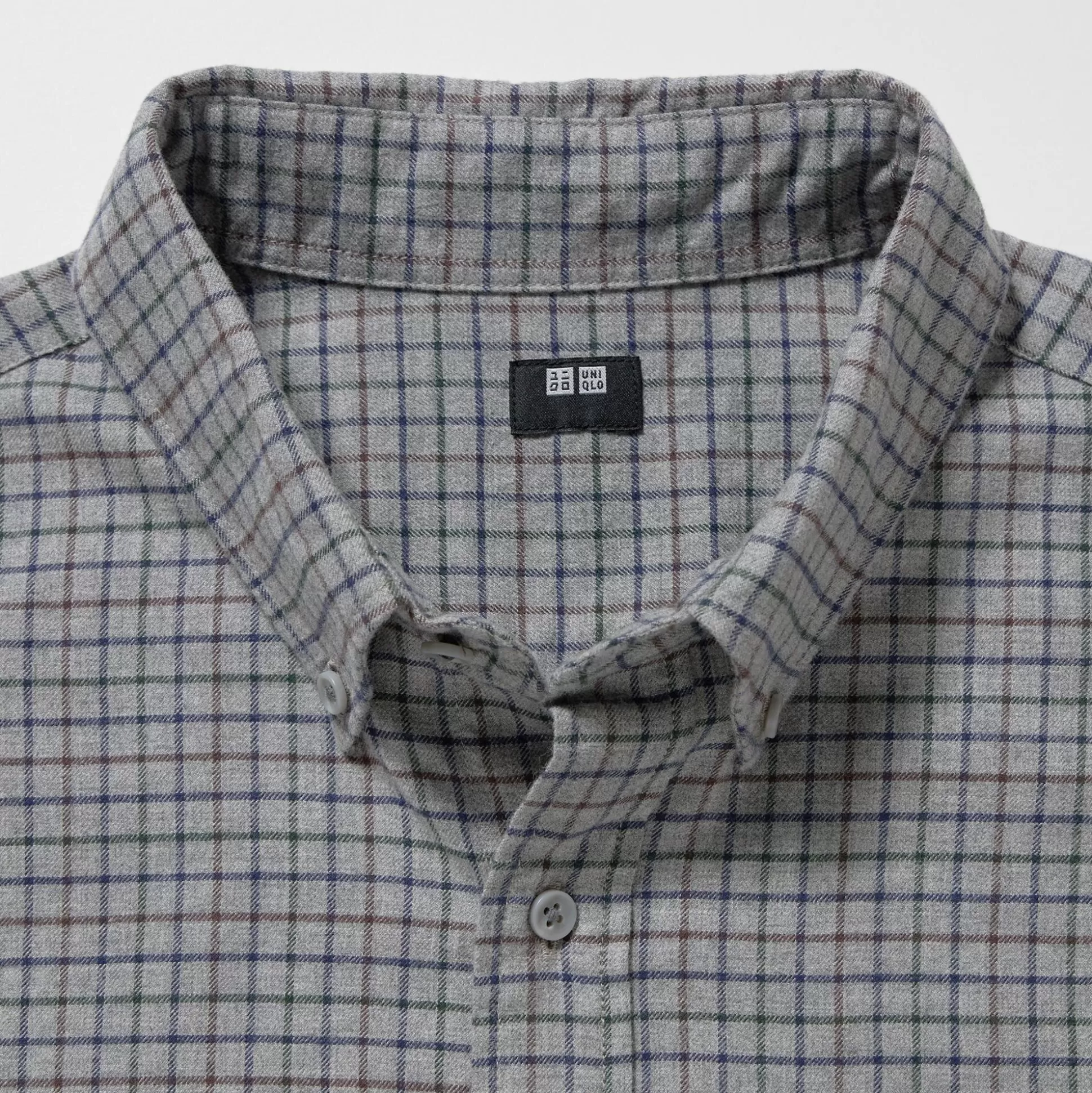 Men UNIQLO Casual Shirts<Flannel Checked Long-Sleeve Shirt