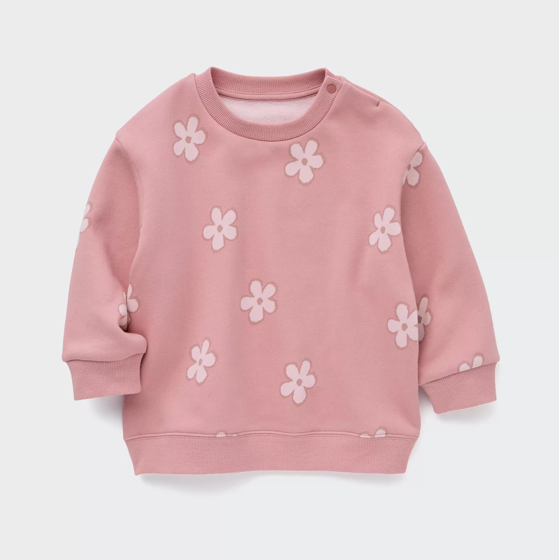 Baby UNIQLO Tops<Fleece Pullover (Flower)