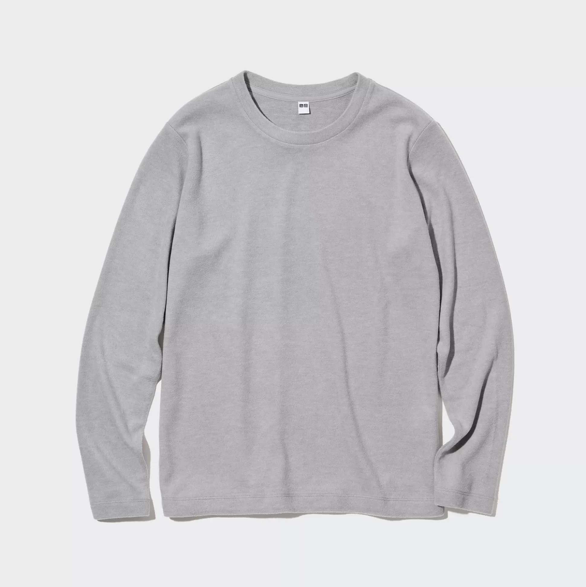 Women UNIQLO T-Shirts<Heattech Fleece Crew Neck Long-Sleeve T-Shirt