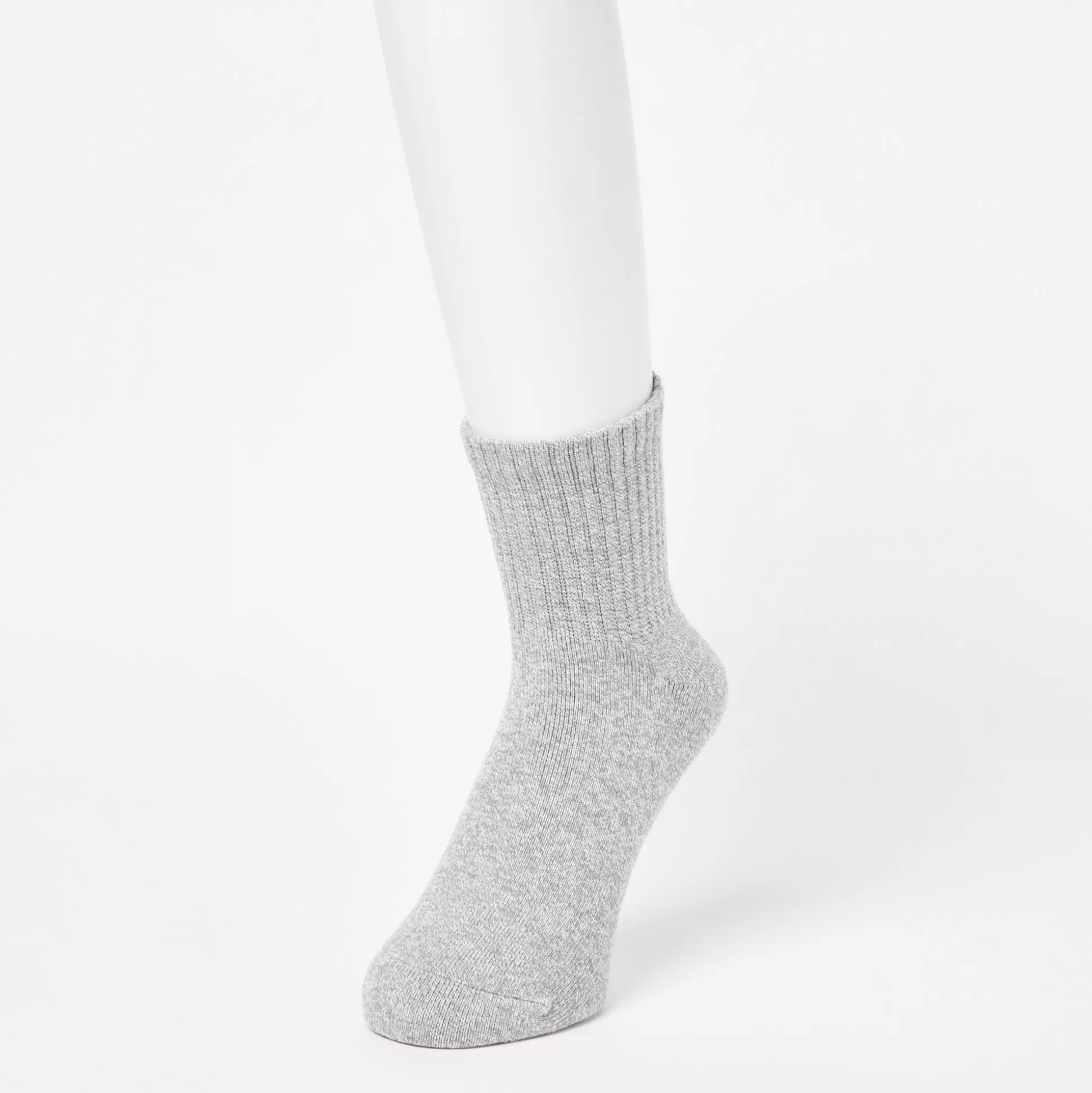 Women UNIQLO Socks<Heattech Pile Half Socks