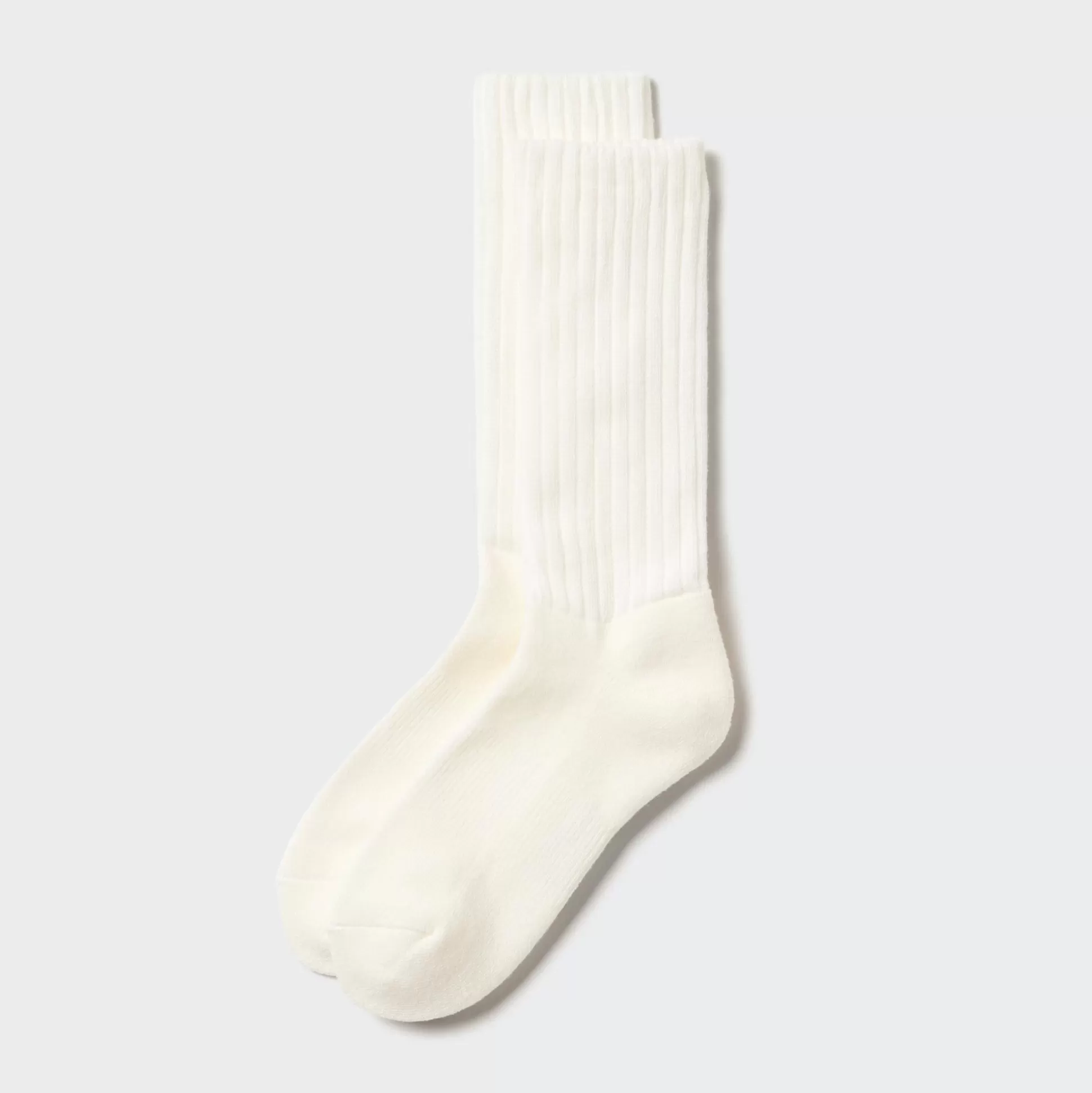 Women UNIQLO Socks<Heattech Ribbed Pile Socks