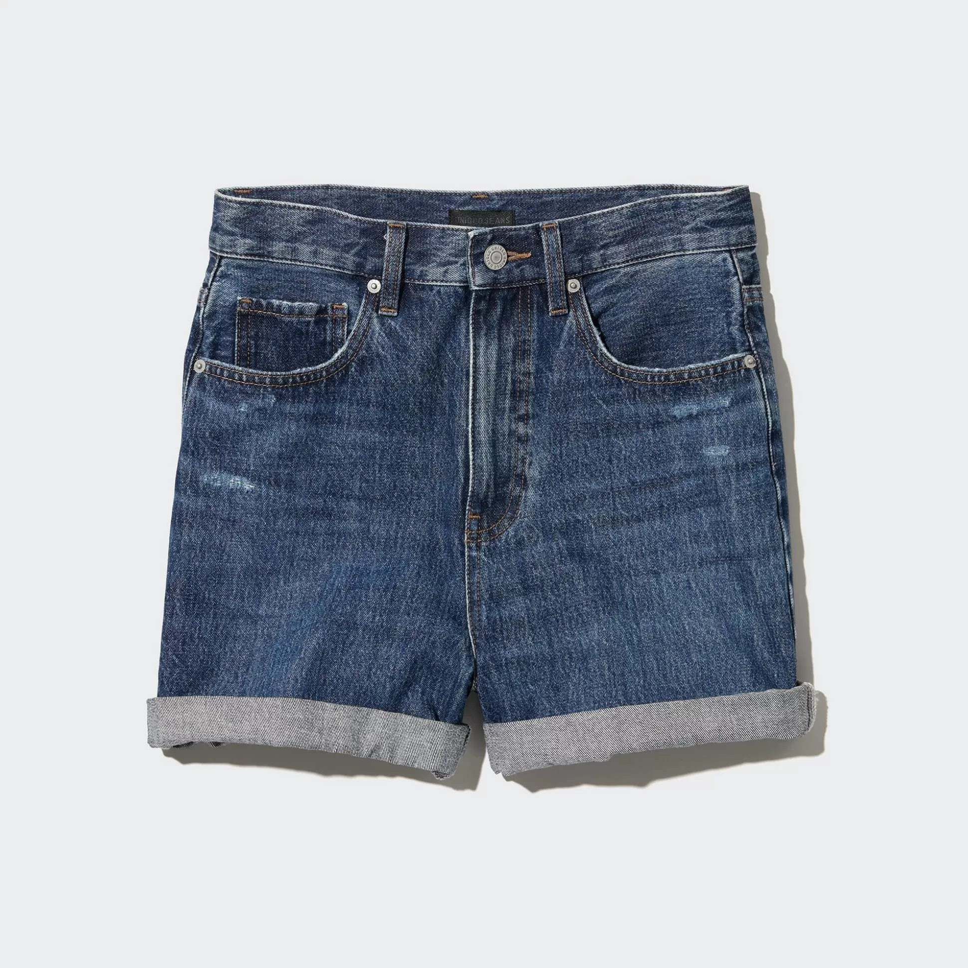 Women UNIQLO Shorts<High-Rise Denim Shorts