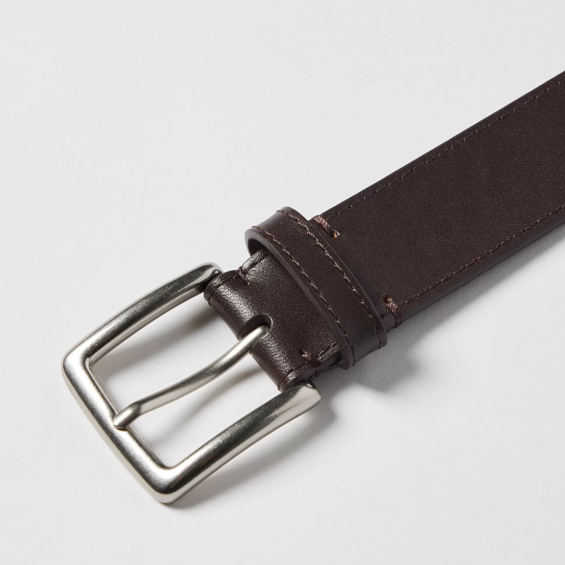 Men UNIQLO Belts<Italian Leather Smooth Stitched Belt