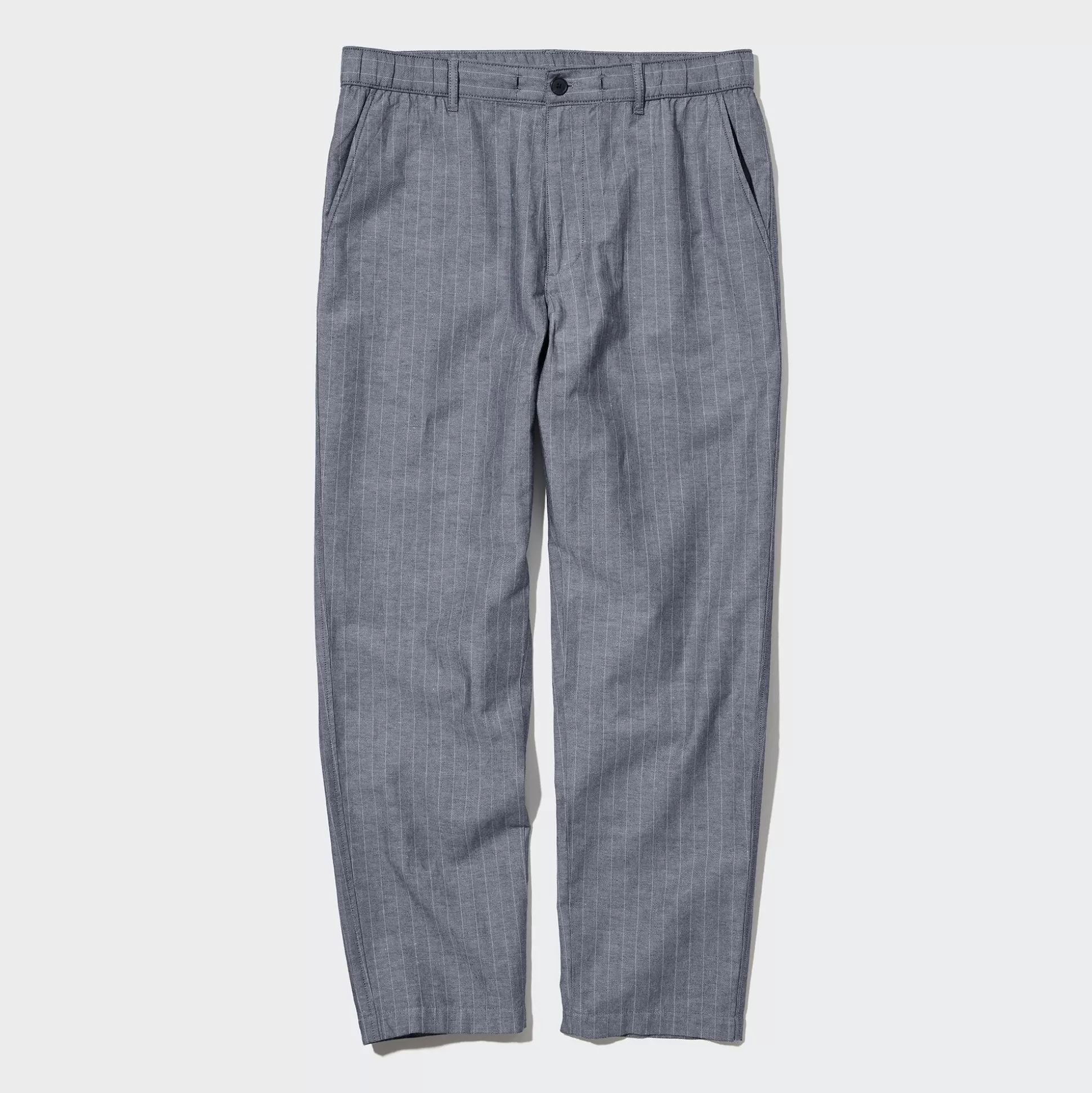 Men UNIQLO Pants<Linen Blend Relaxed Pants (Striped)