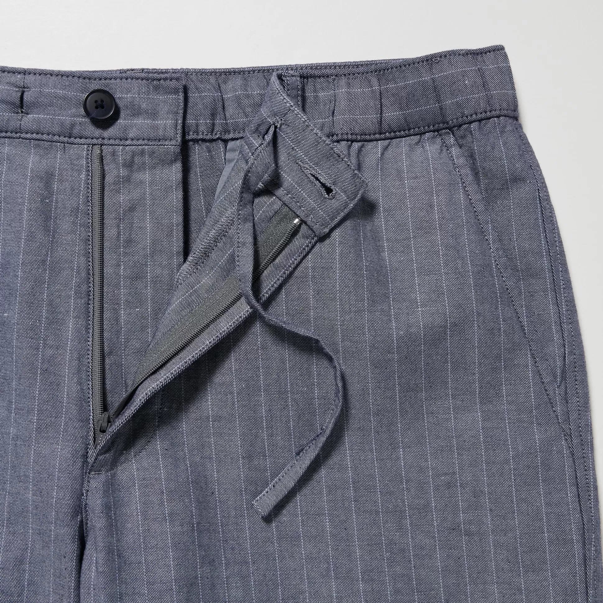 Men UNIQLO Pants<Linen Blend Relaxed Pants (Striped)