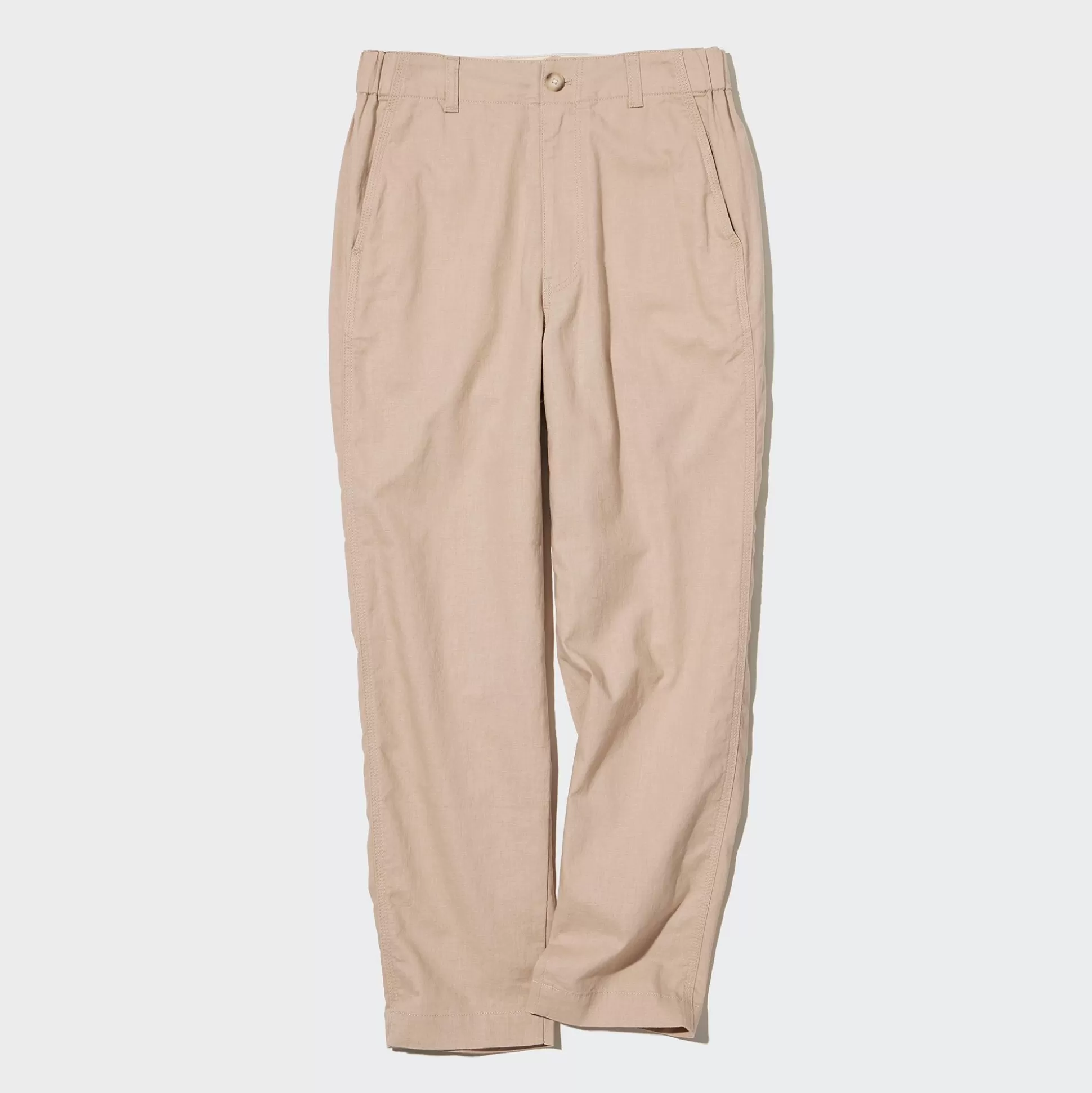 Women UNIQLO Pants<Linen Cotton Tapered Pants