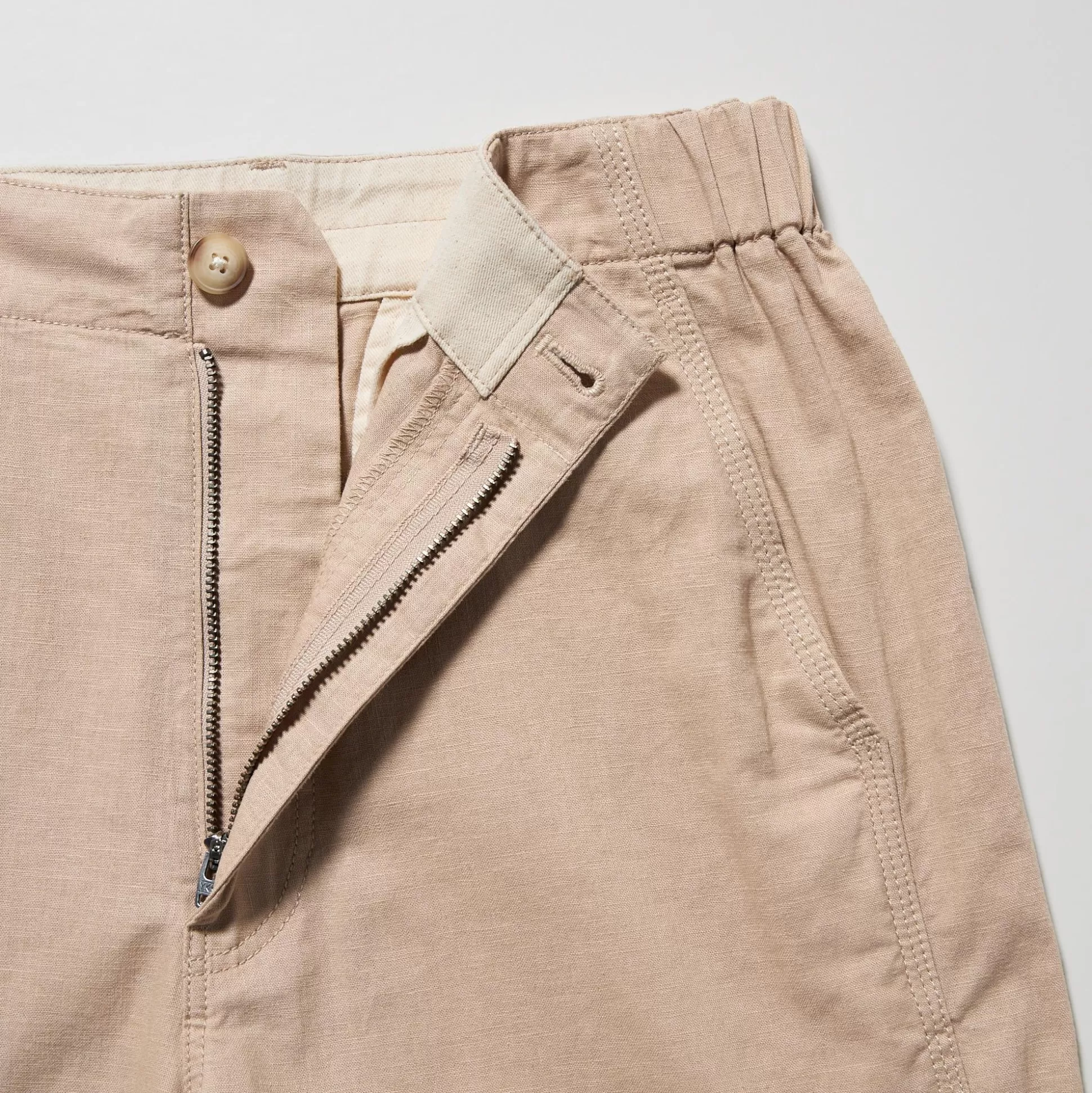 Women UNIQLO Pants<Linen Cotton Tapered Pants