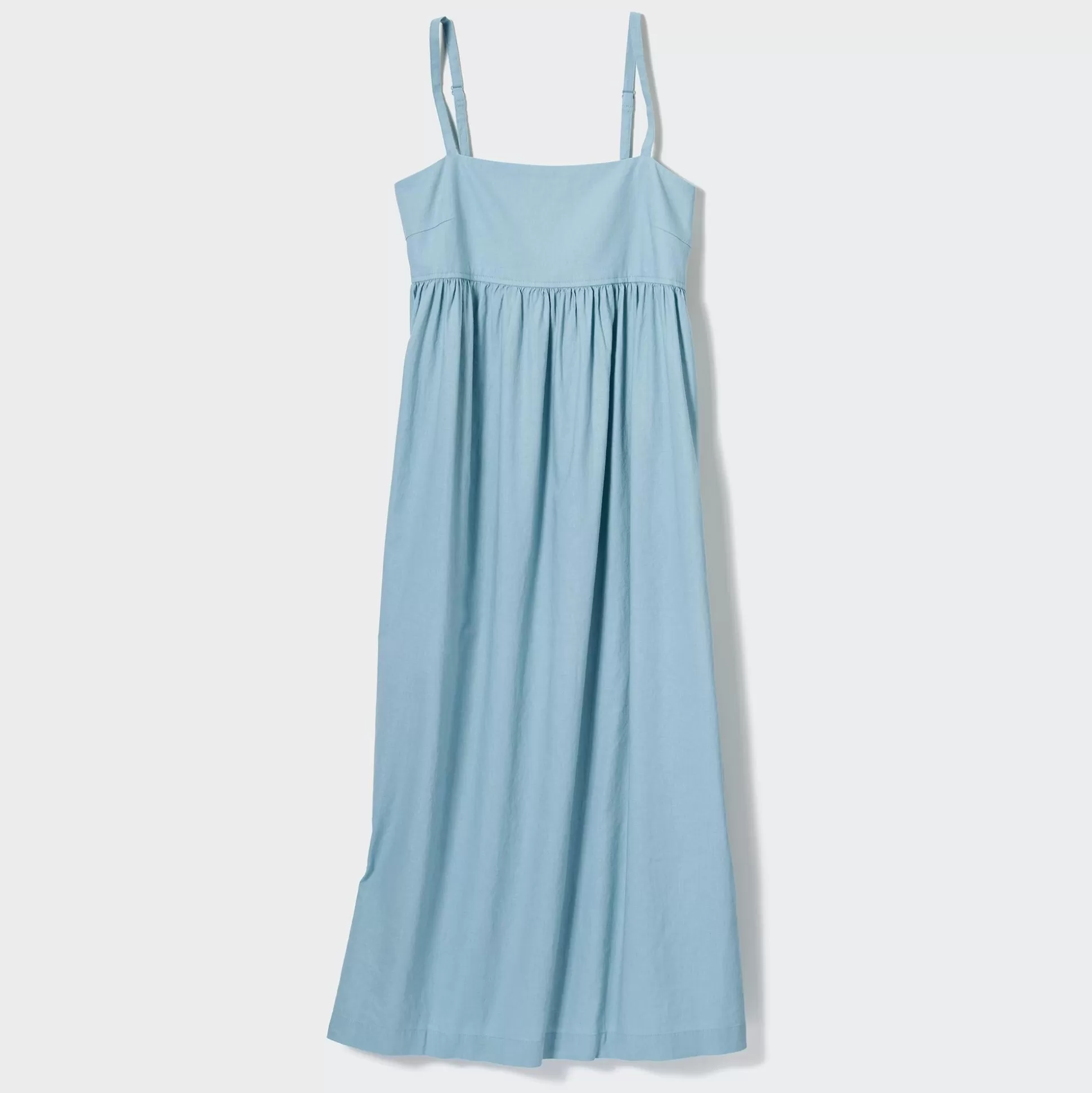 Women UNIQLO Dresses<Linen-Blend Gathered Camisole Dress