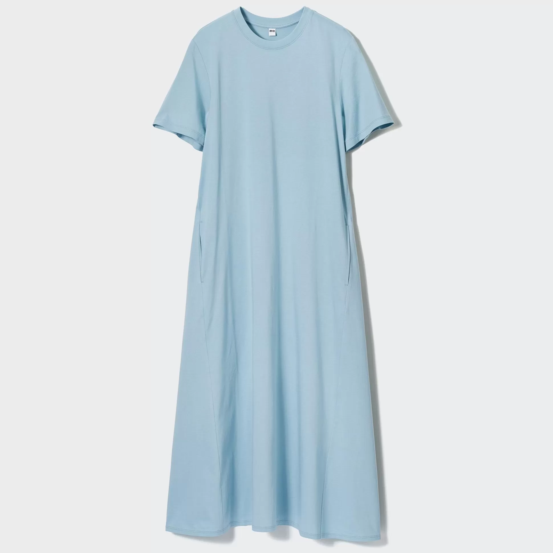 Women UNIQLO Dresses<Mercerized Cotton Short-Sleeve A-Line Dress