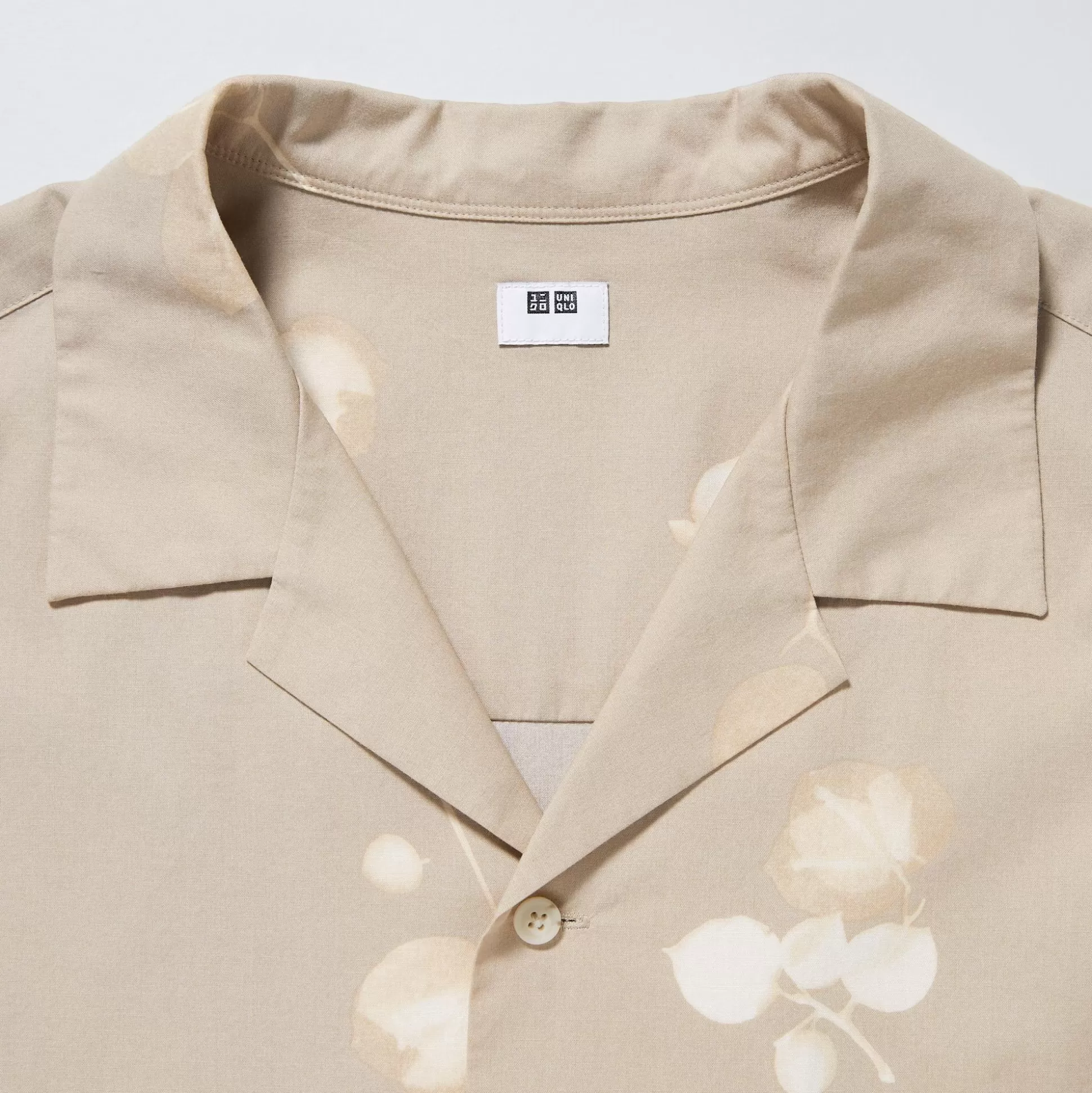 Men UNIQLO Casual Shirts<Open Collar Short-Sleeve Shirt