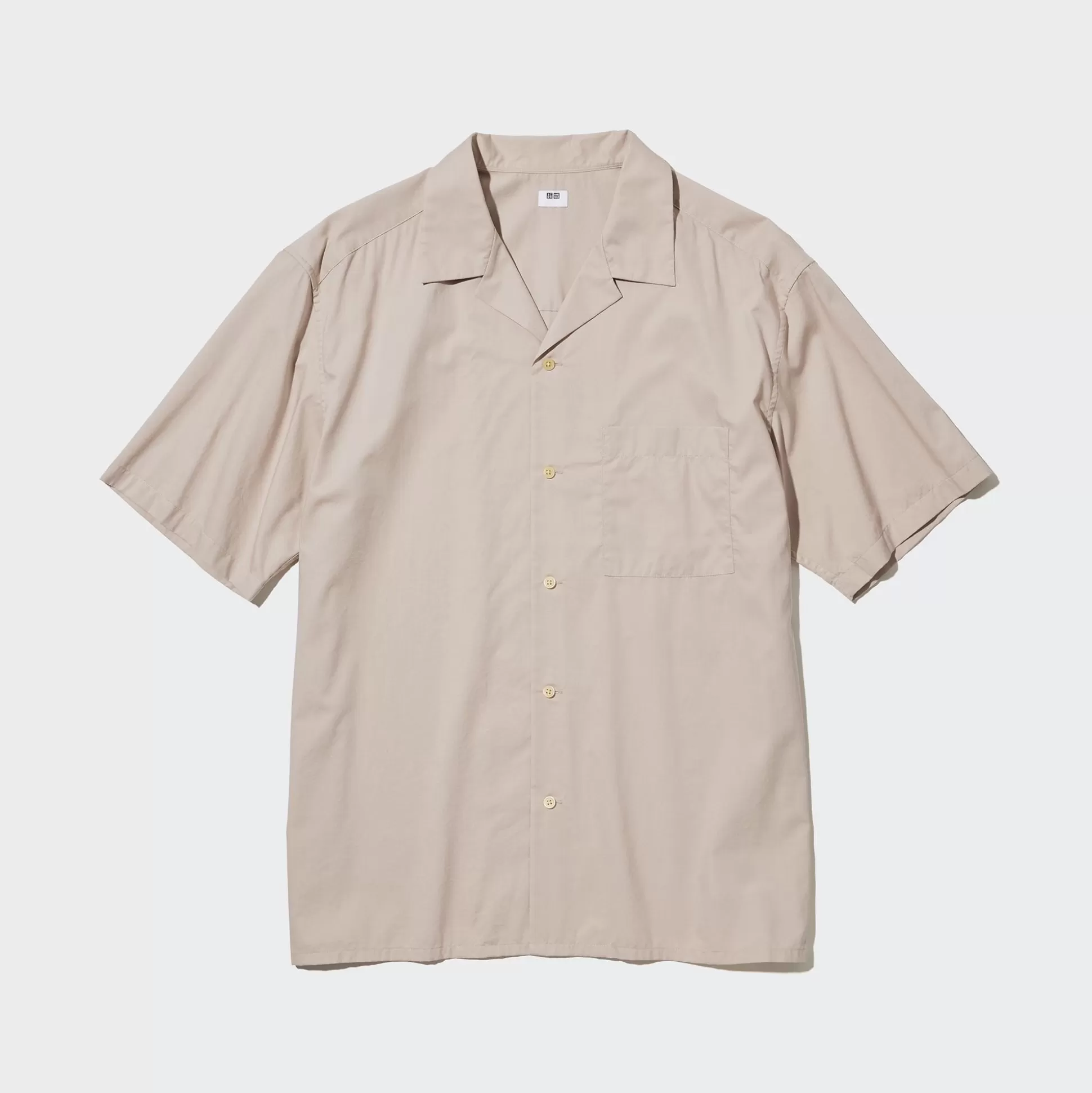 Women UNIQLO Shirts & Blouses<Open Collar Short-Sleeve Shirt