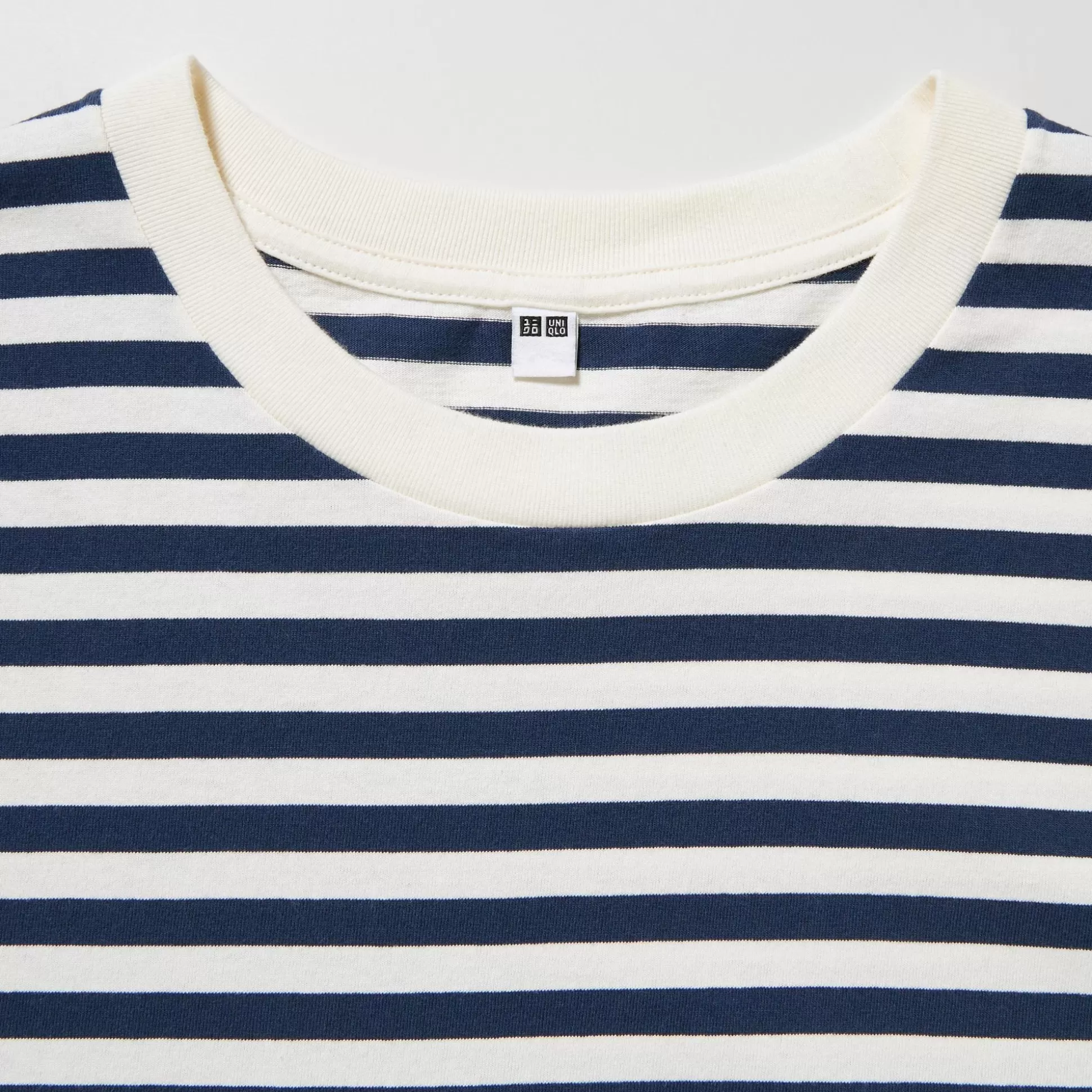 Men UNIQLO T-Shirts<Oversized Striped Half-Sleeve T-Shirt