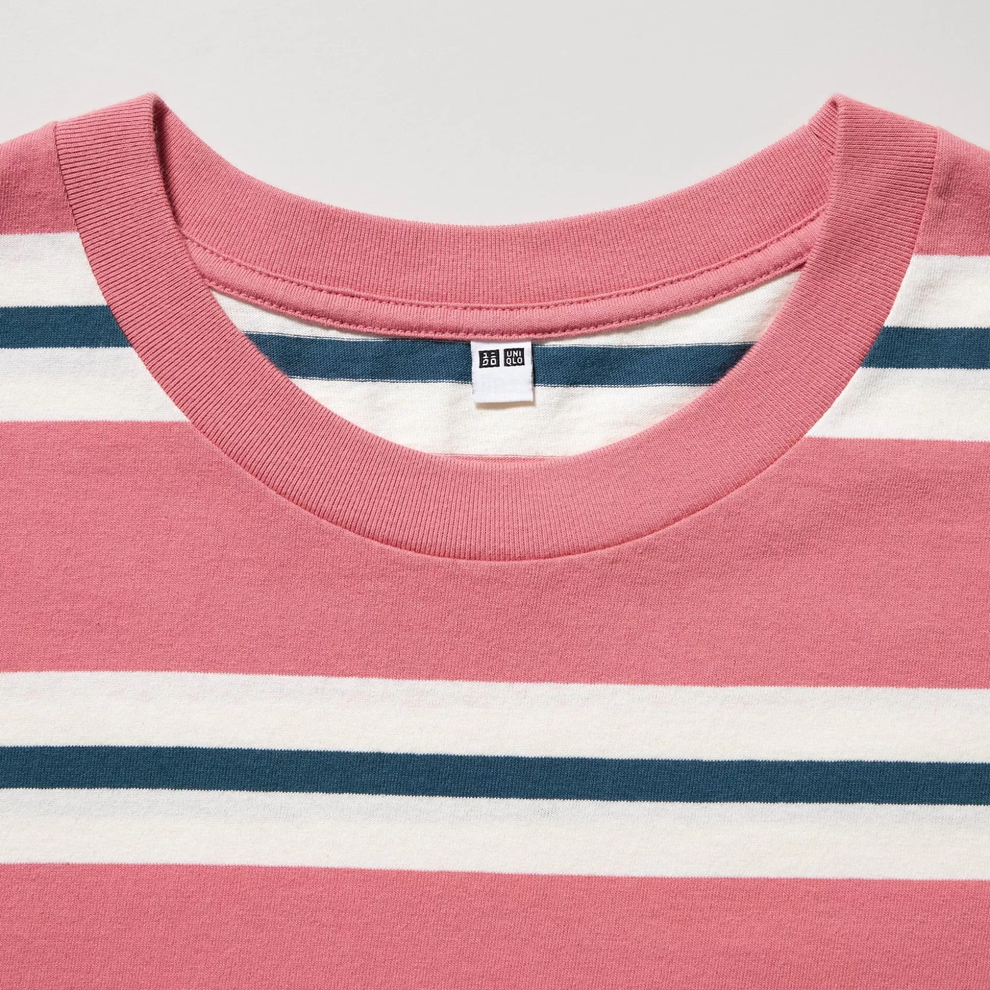 Women UNIQLO T-Shirts<Oversized Striped Half-Sleeve T-Shirt