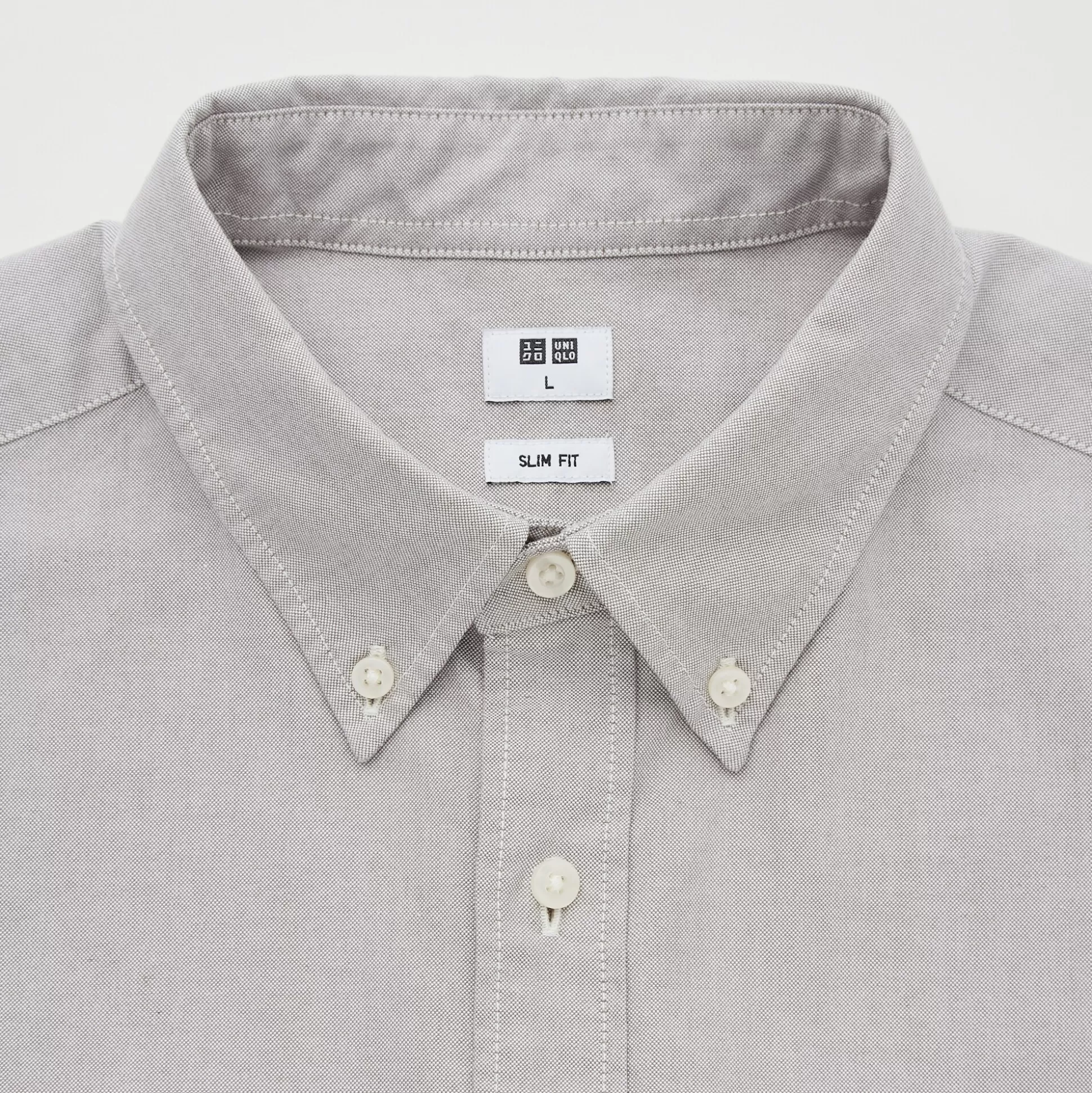 Men UNIQLO Casual Shirts<Oxford Slim-Fit Long-Sleeve Shirt