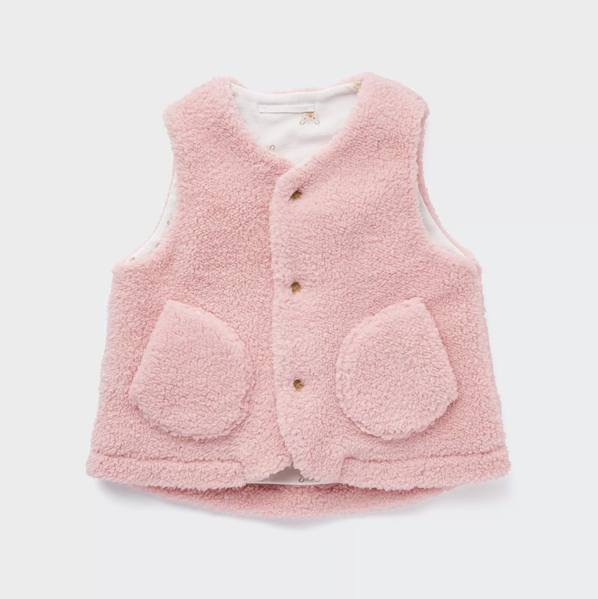 Baby UNIQLO Outerwear<Pile-Lined Fleece Reversible Vest