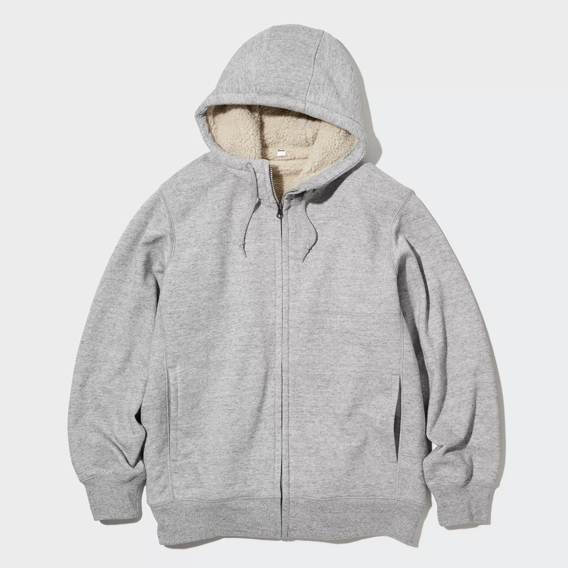 Men UNIQLO Sweatshirts & Hoodies<Pile-Lined Sweat Long-Sleeve Full-Zip Hoodie