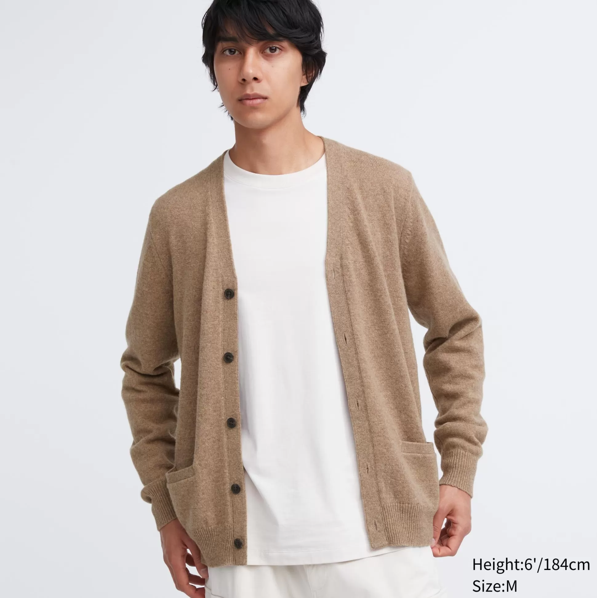 Women UNIQLO Cardigans<Premium Lambswool V-Neck Long-Sleeve Cardigan